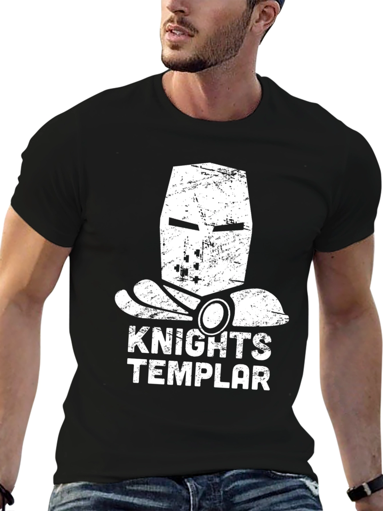 Knights Templar Graphic T-Shirt - Medieval Crusader Tee