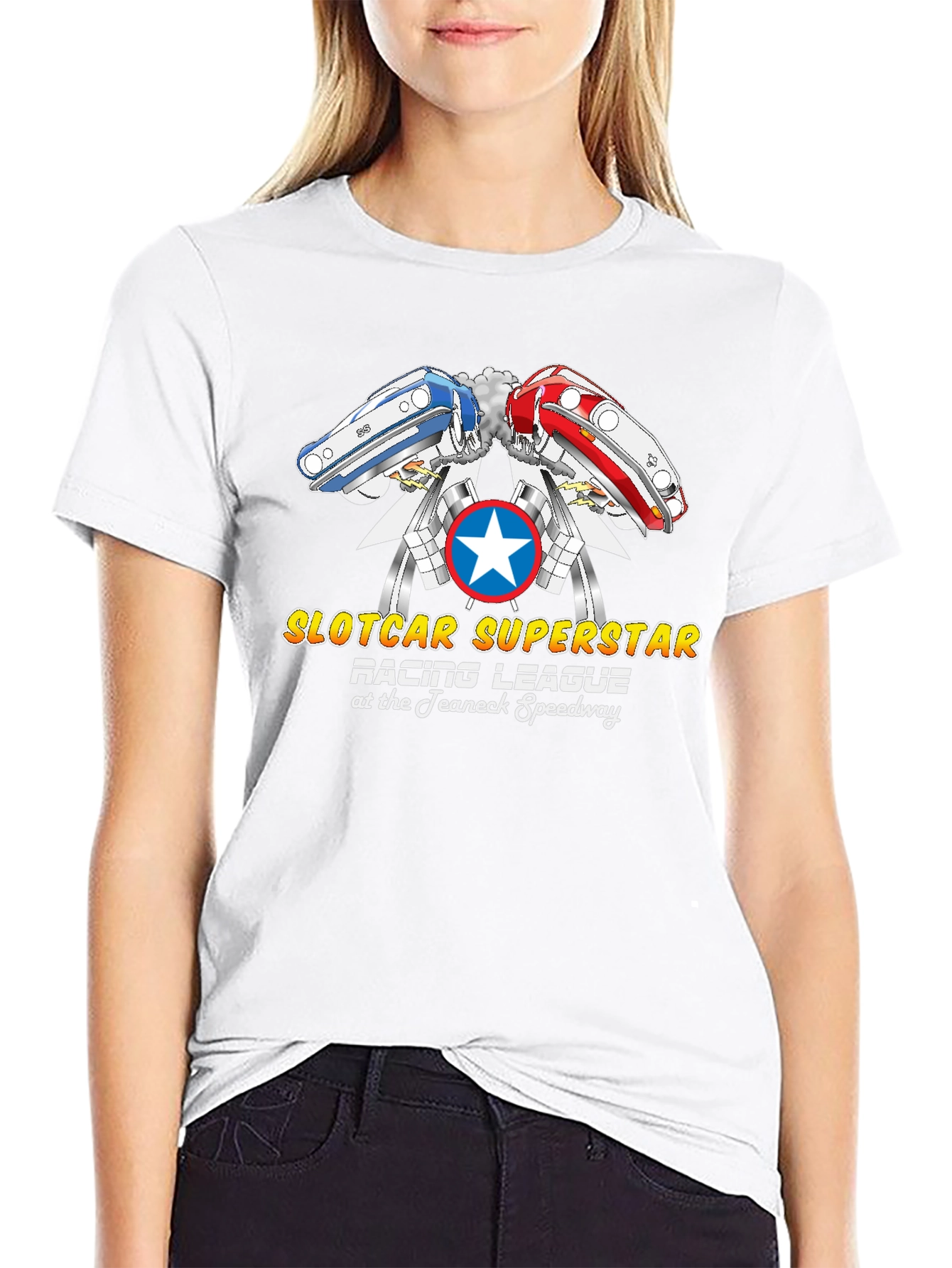 Slotcar Superstar Racing League Black T-Shirt