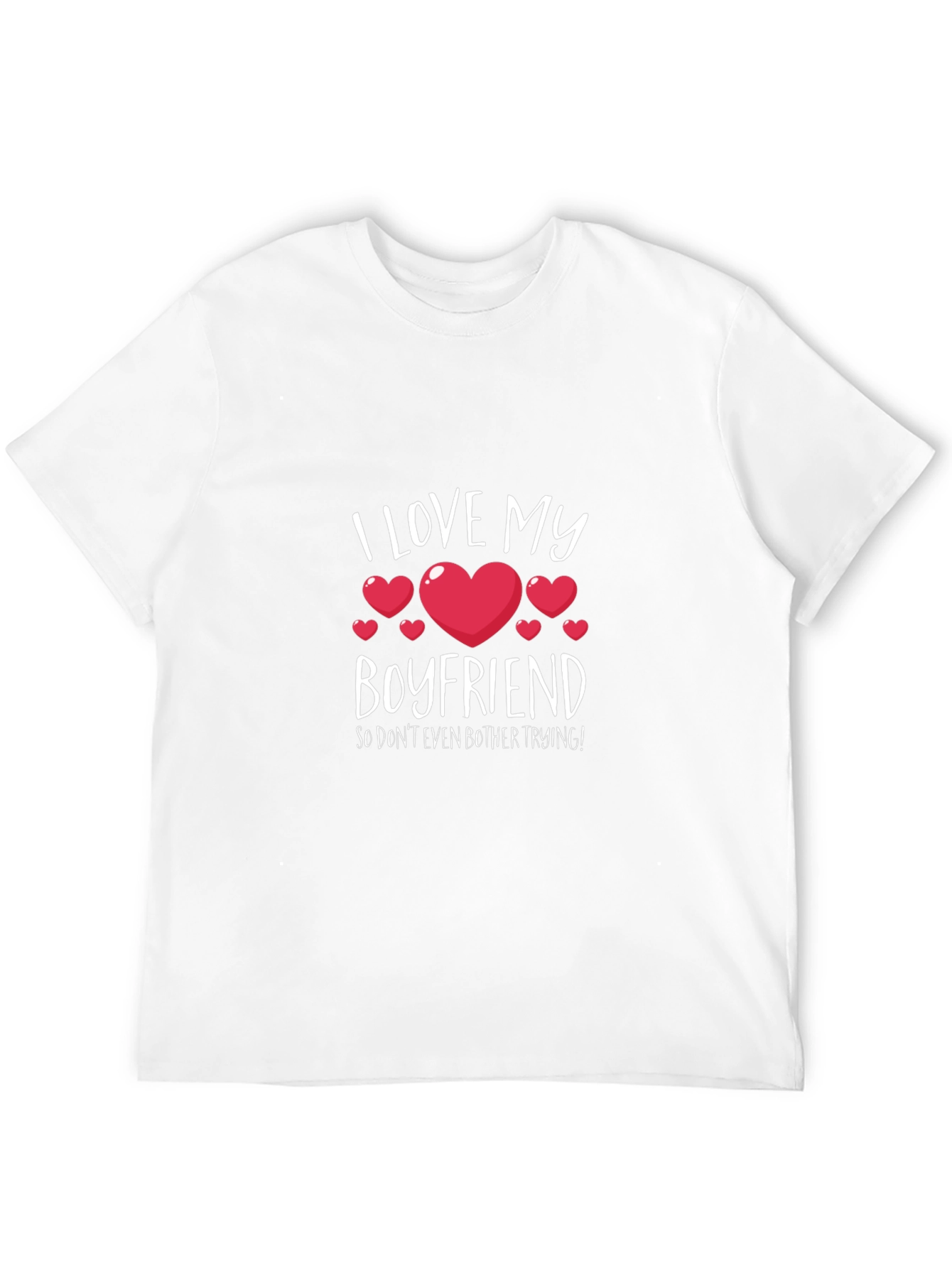 I Love My Boyfriend Graphic T-Shirt