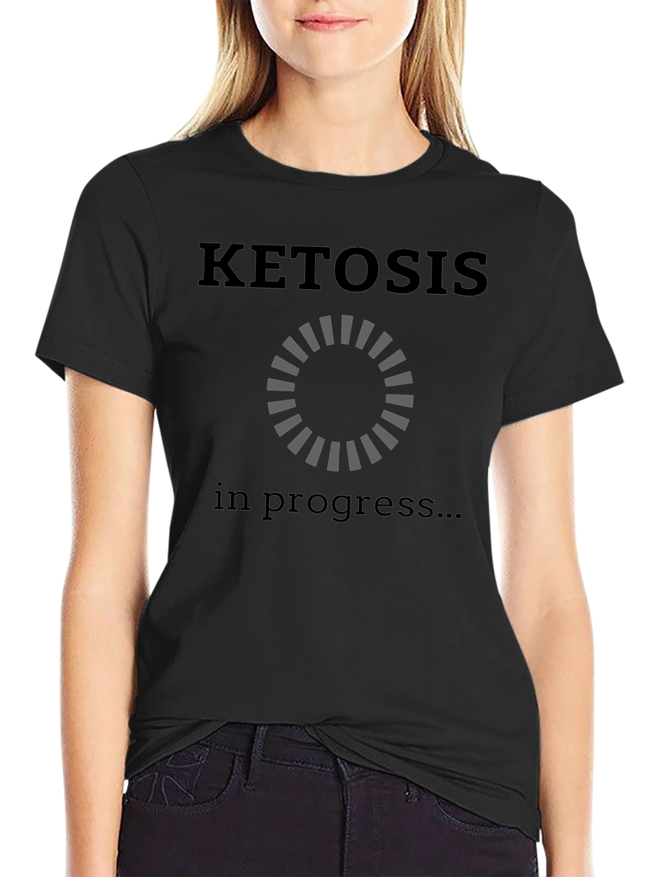 Ketosis in Progress Black T-Shirt