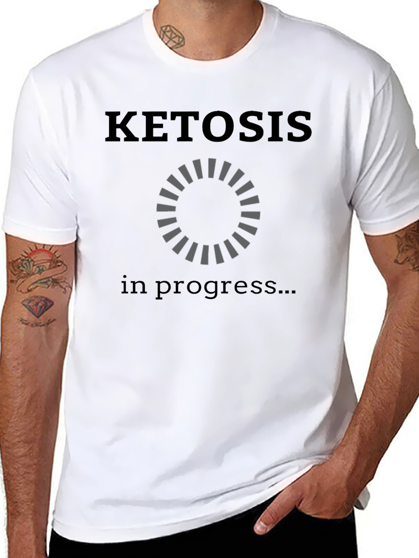 Ketosis in Progress Black T-Shirt