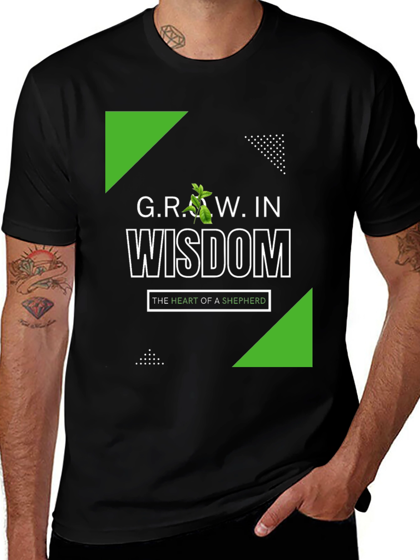Grow In Wisdom Graphic T-Shirt