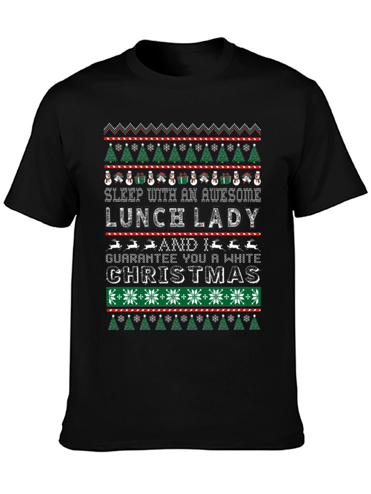 Awesome Lunch Lady Christmas T-Shirt
