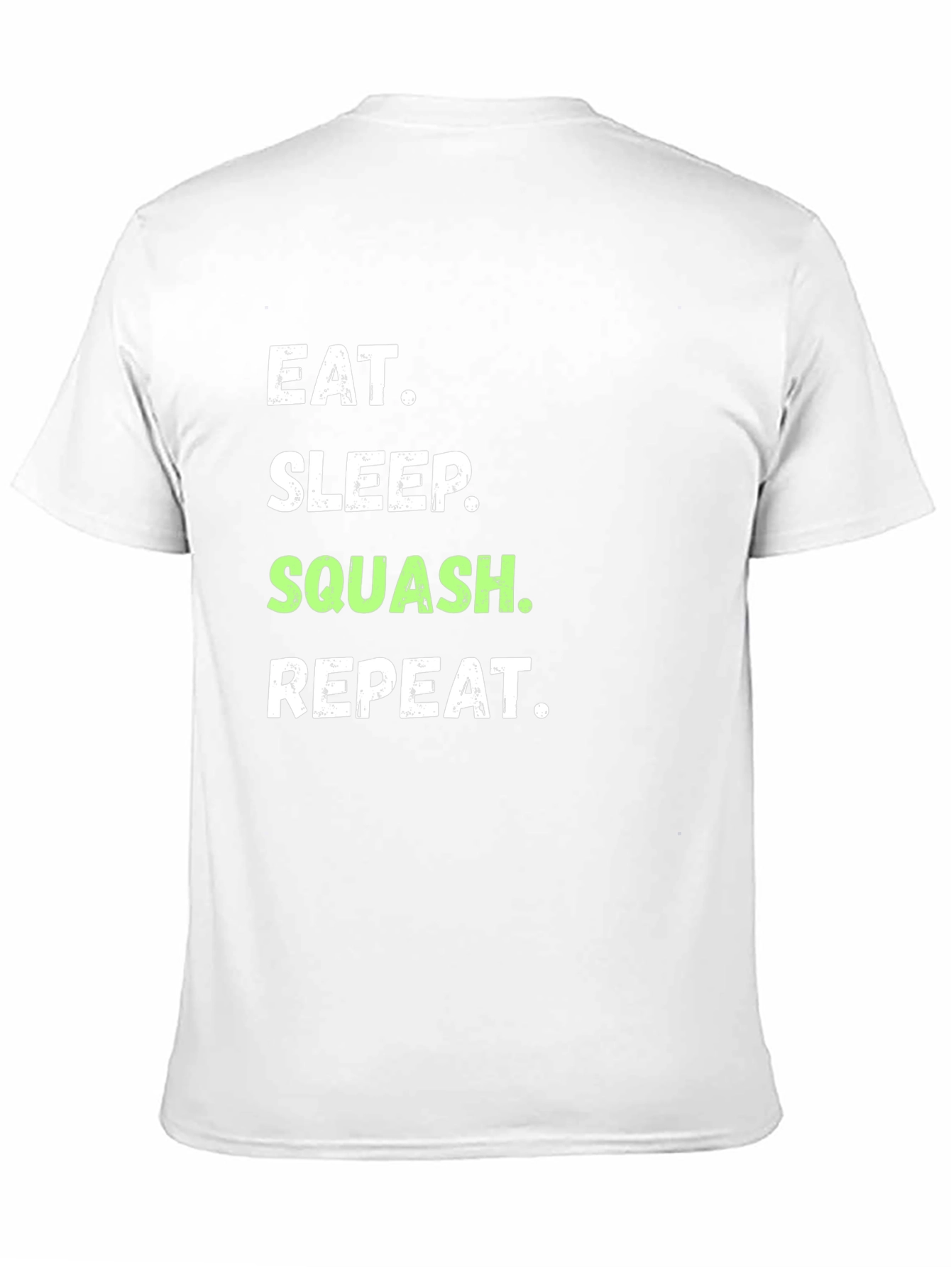 Eat Sleep Squash Repeat Black T-Shirt