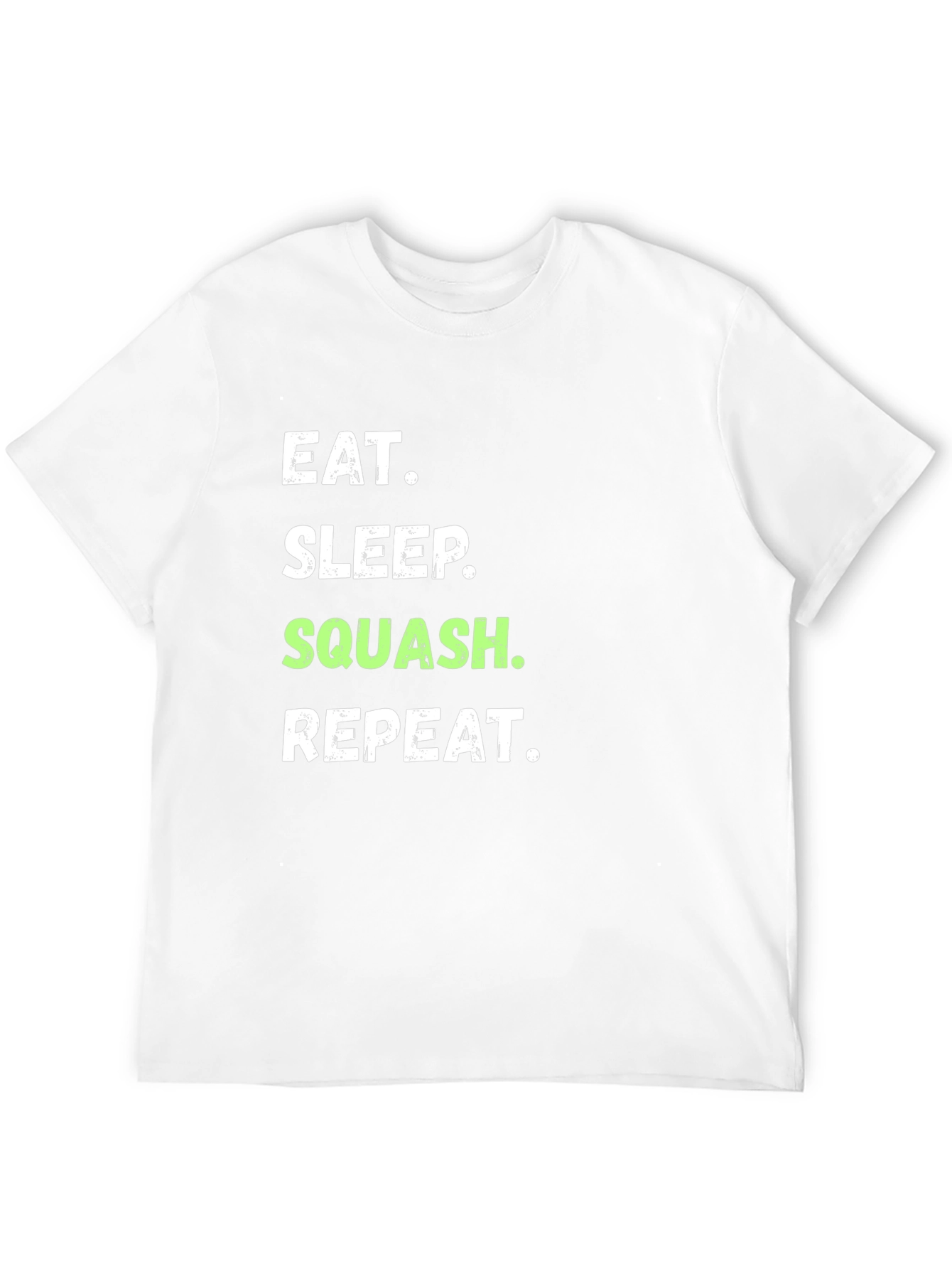 Eat Sleep Squash Repeat Black T-Shirt