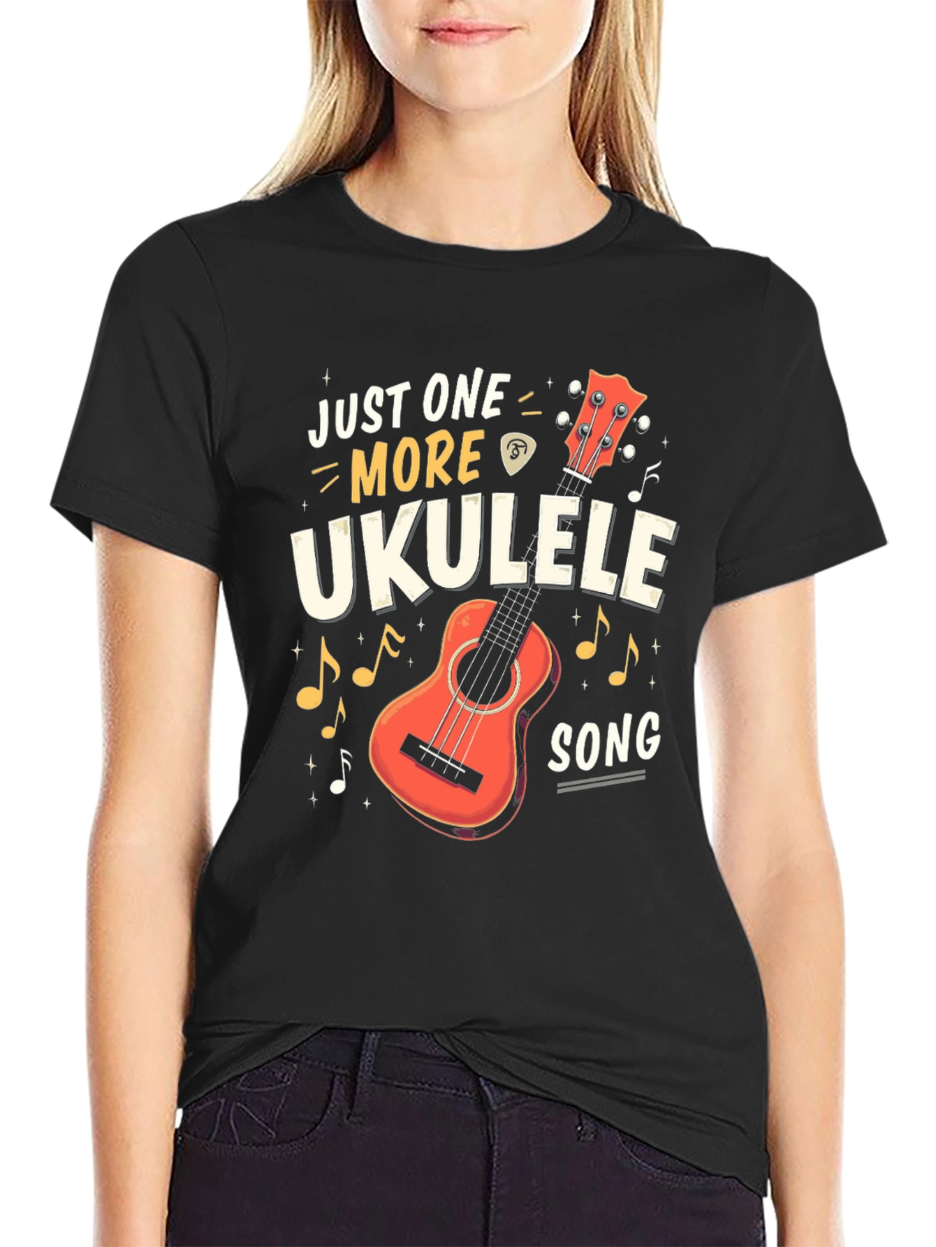 Just One More Ukulele Song Graphic Tee