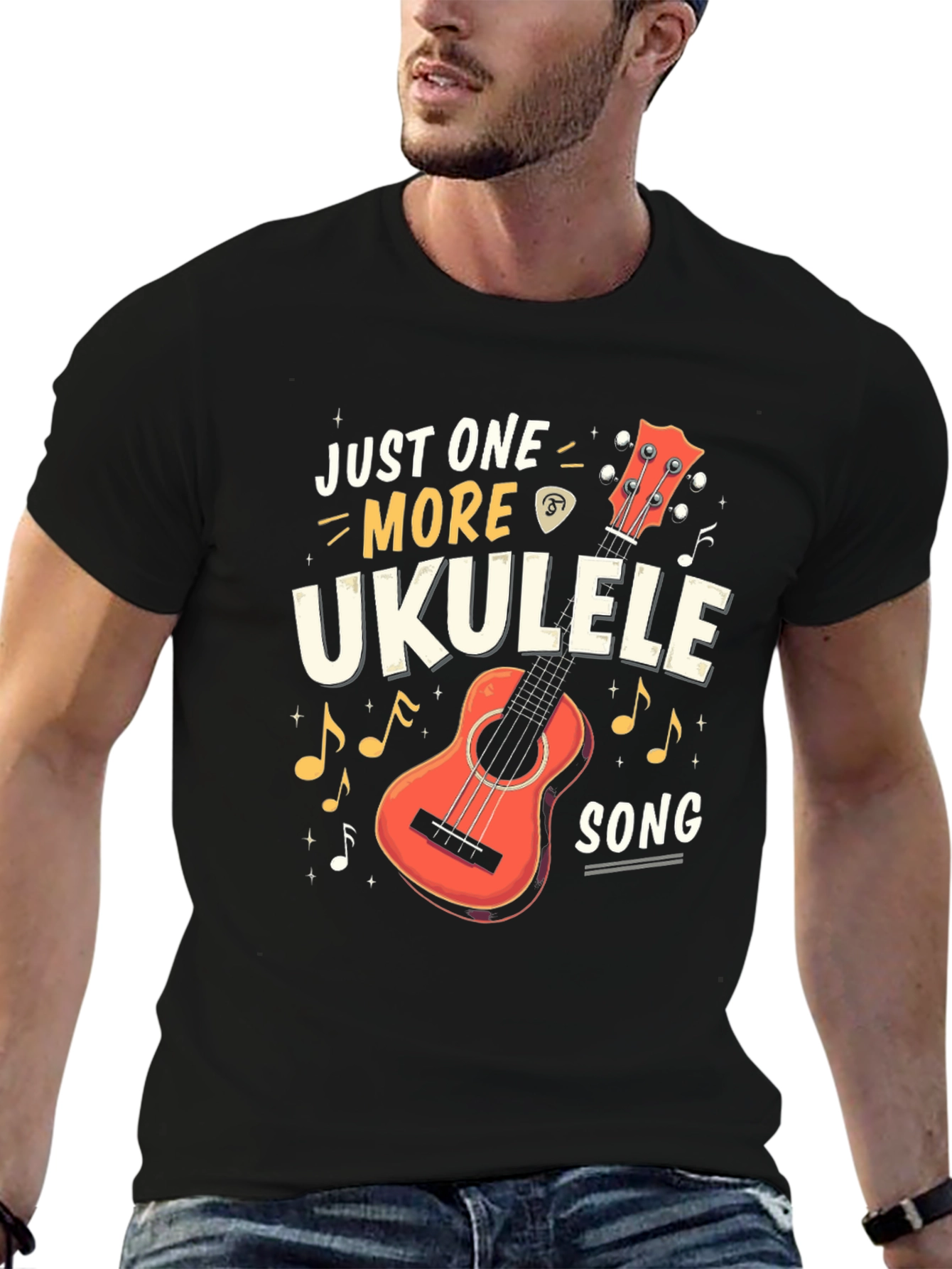 Just One More Ukulele Song Graphic Tee