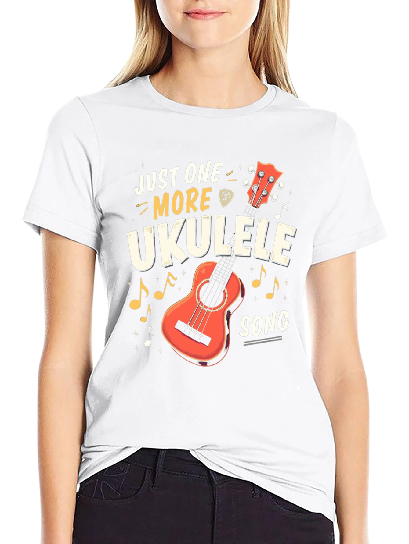 Just One More Ukulele Song Graphic Tee