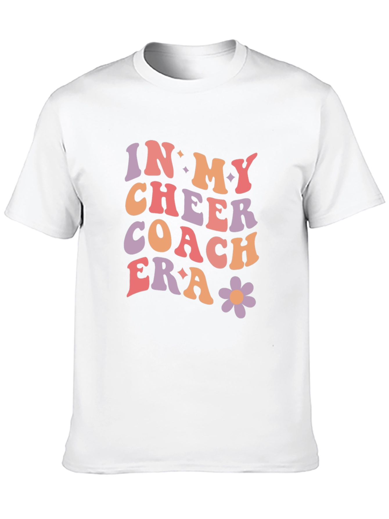 Cheer Coach Era Graphic Tee - Retro Style
