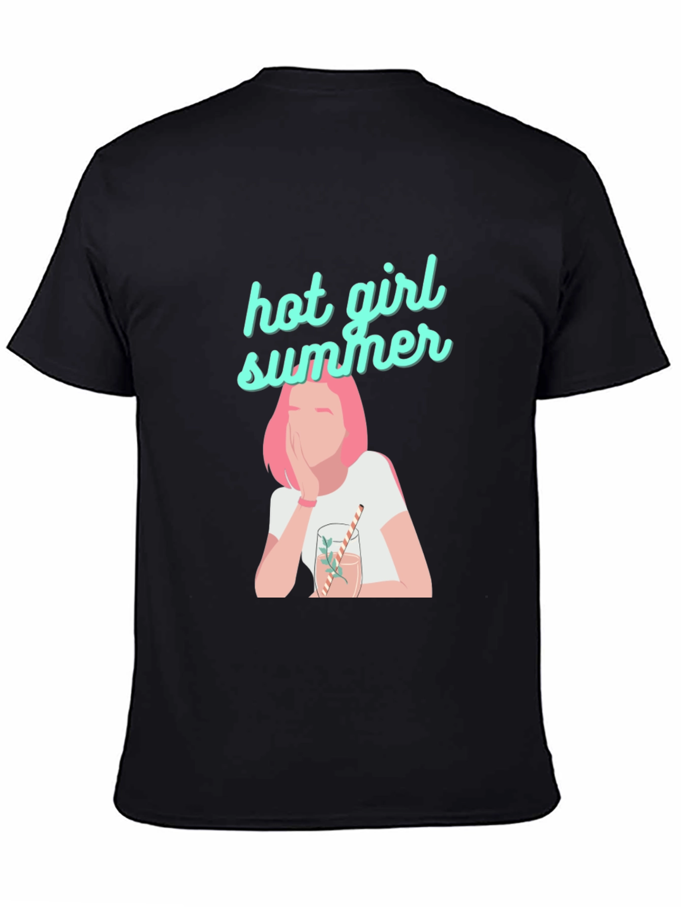 Hot Girl Summer Black Graphic Tee
