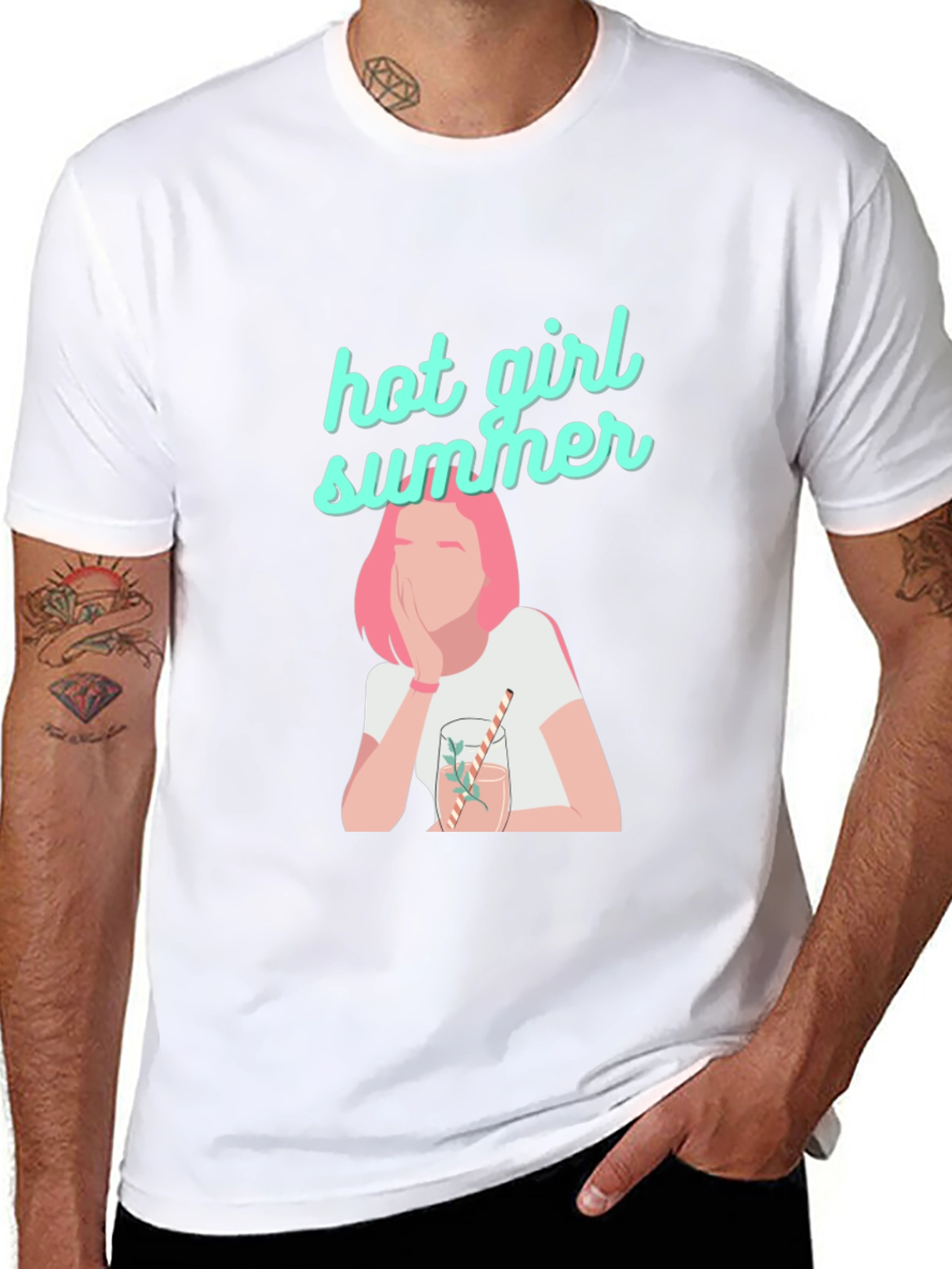 Hot Girl Summer Black Graphic Tee