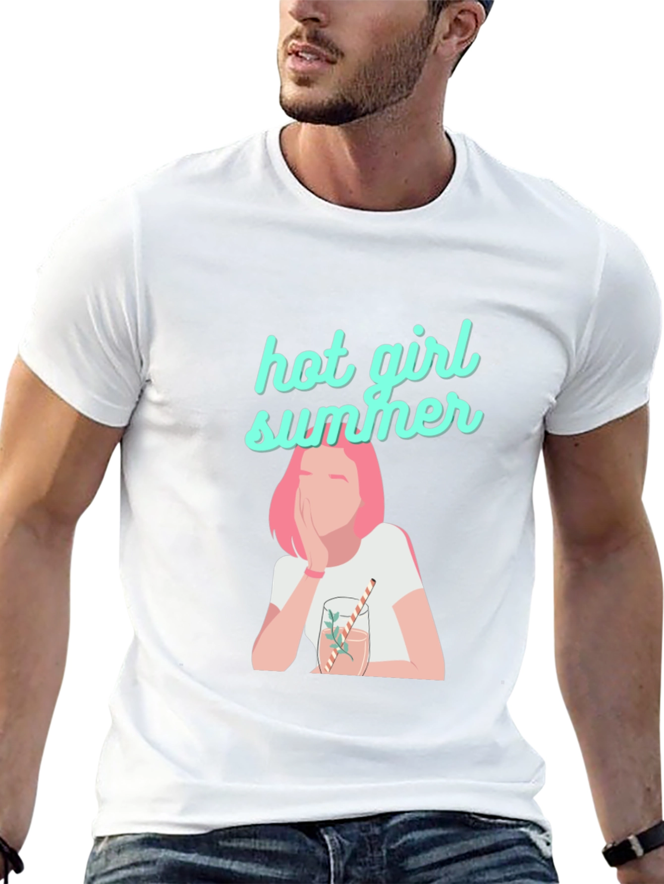 Hot Girl Summer Black Graphic Tee