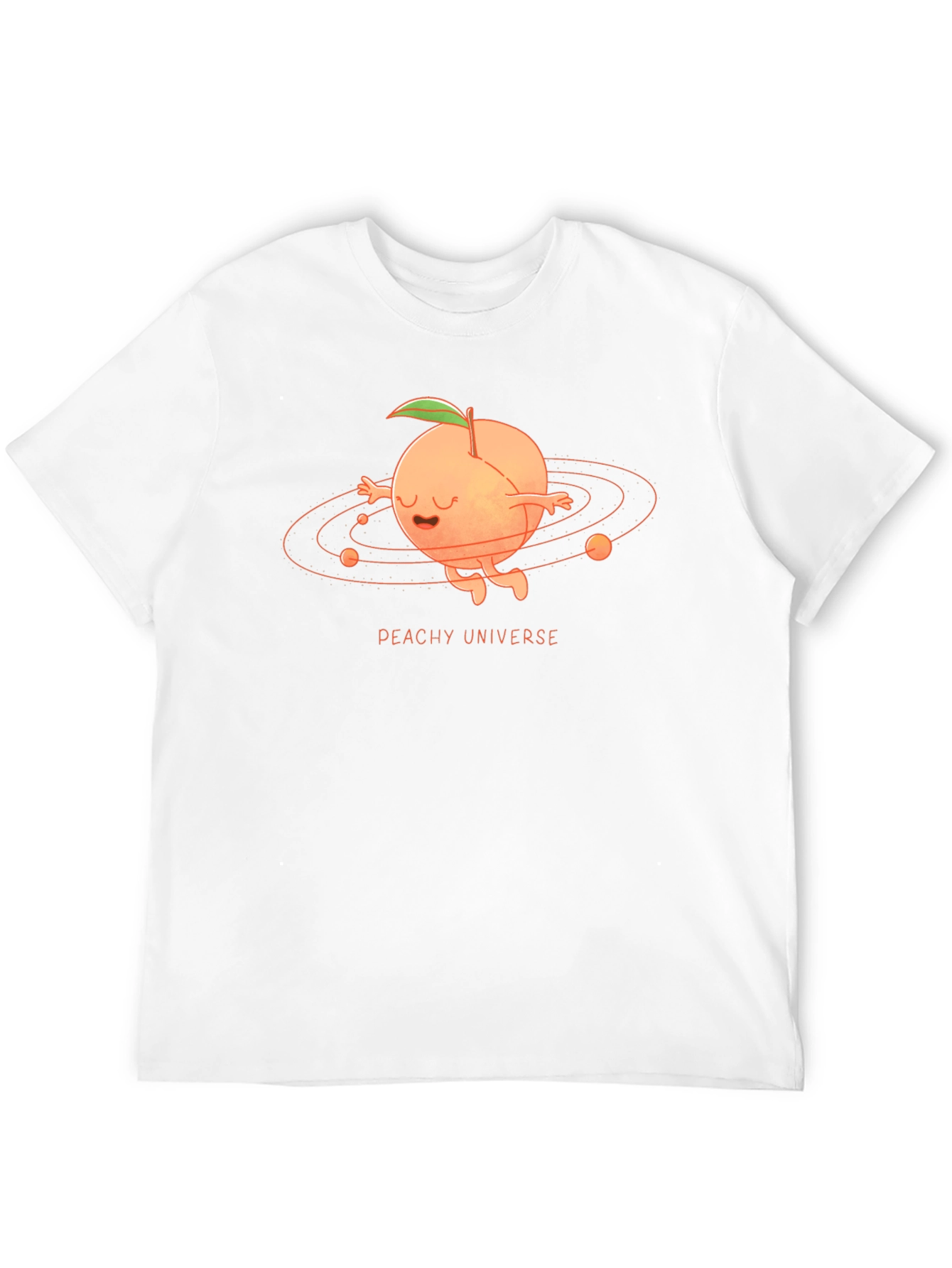 Peachy Universe Graphic Tee - Black