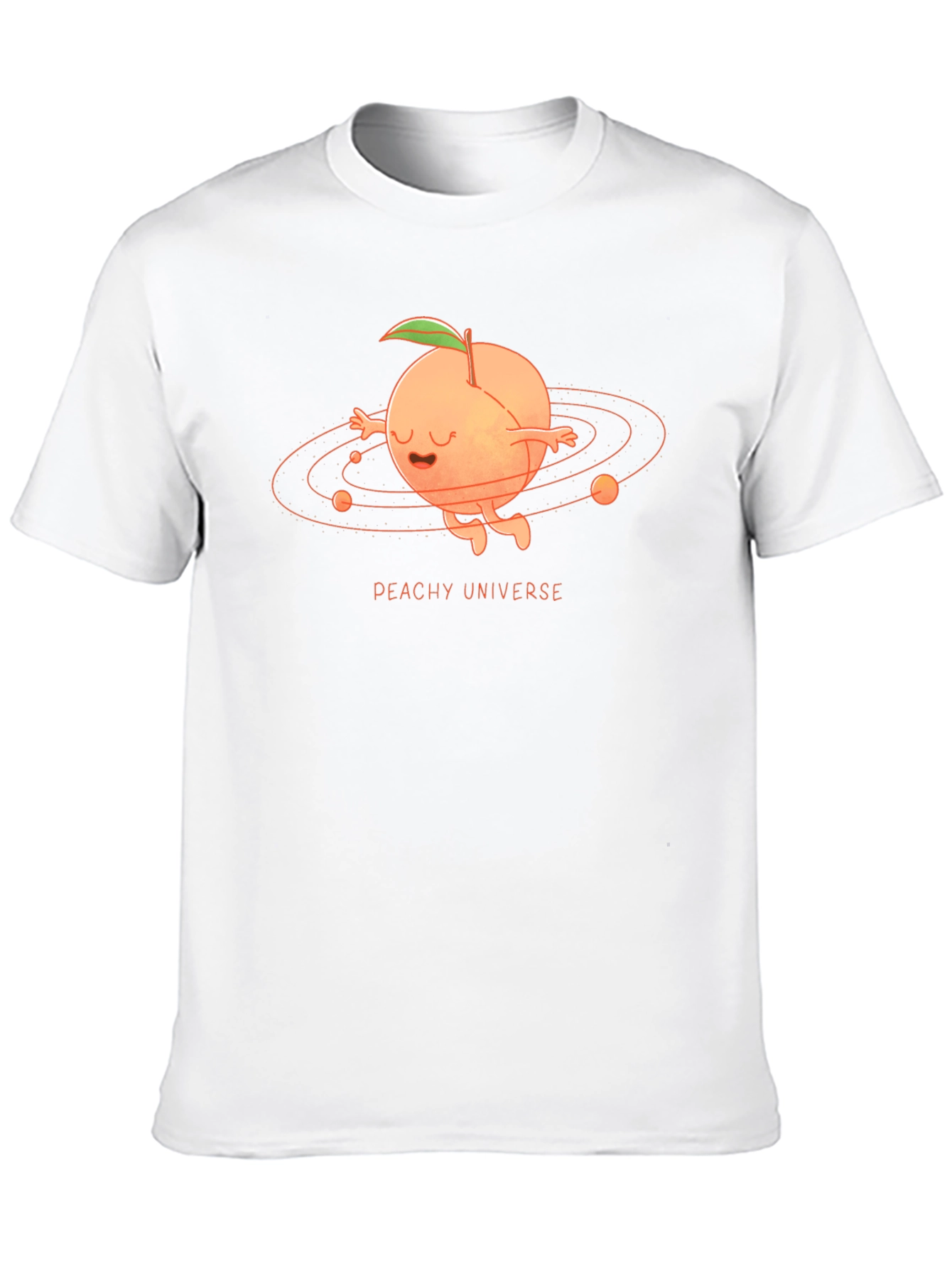 Peachy Universe Graphic Tee - Black