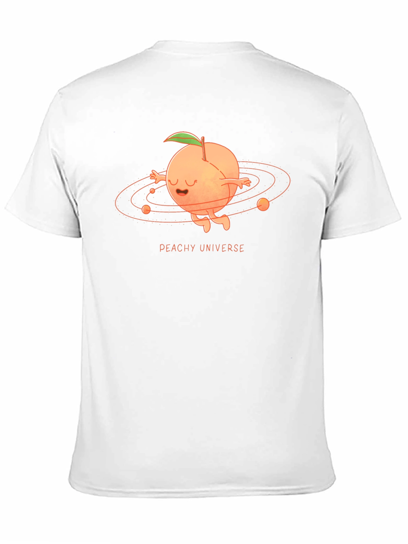 Peachy Universe Graphic Tee - Black