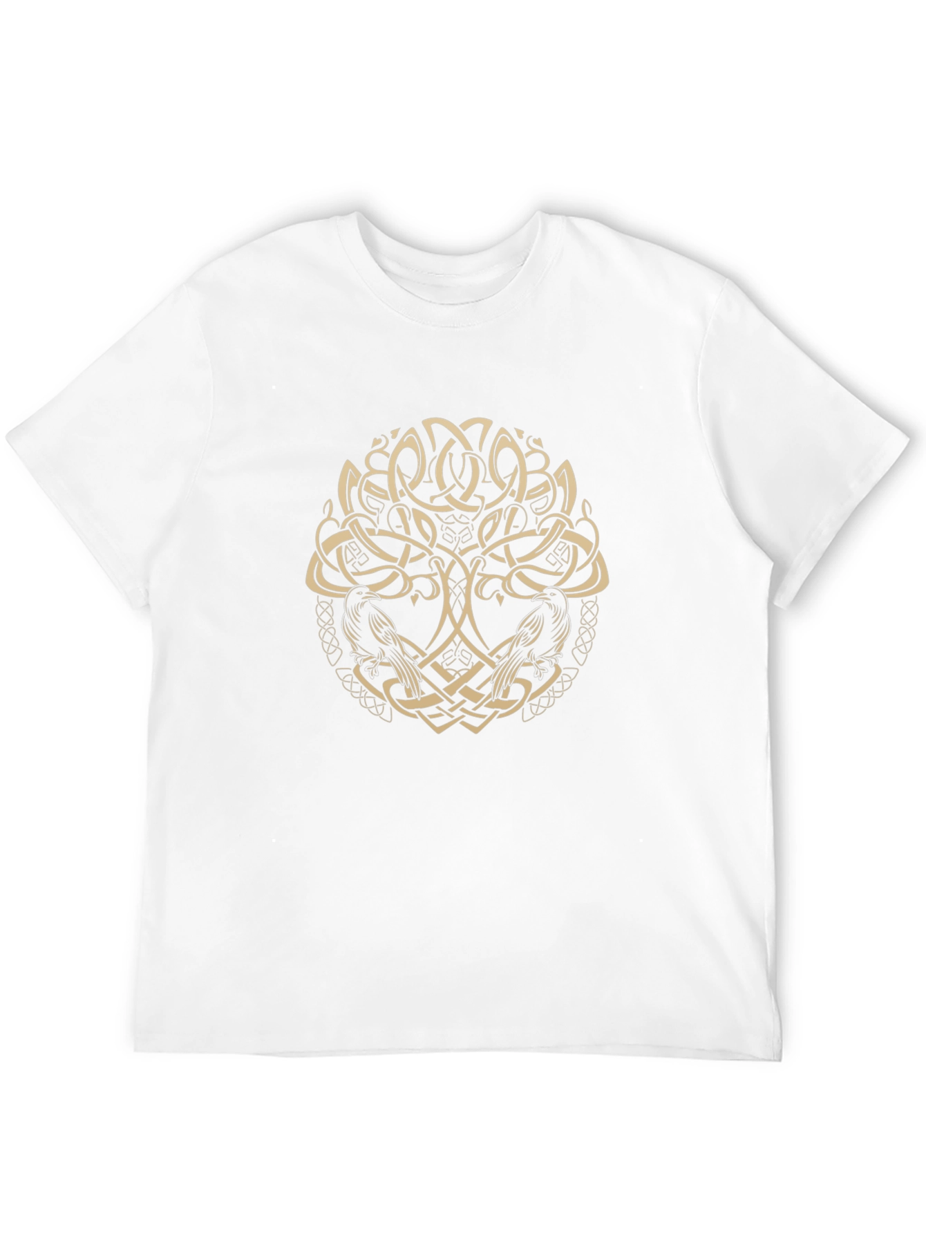 Celtic Tree of Life Raven T-Shirt - Mens