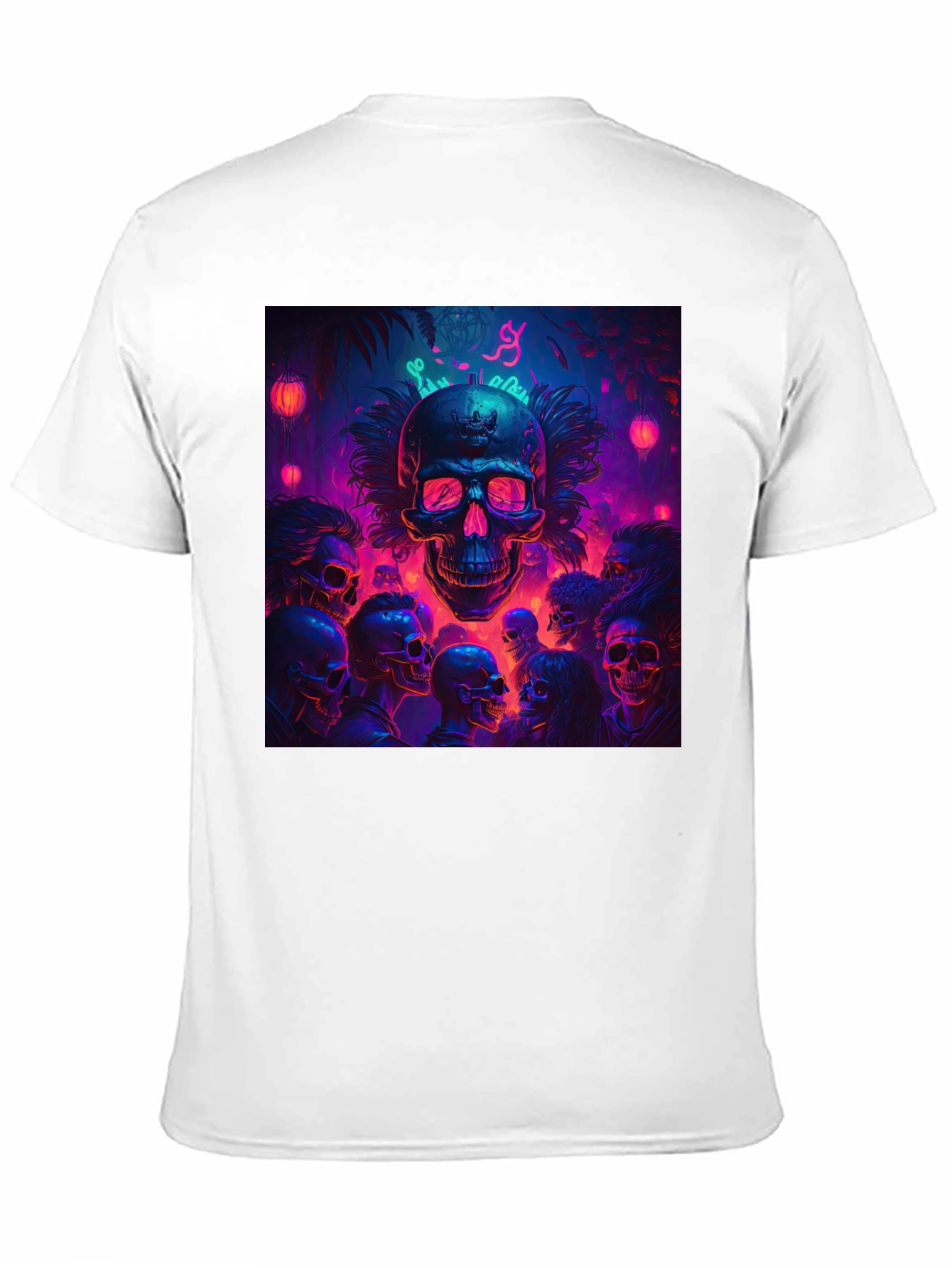 Skull Crowd Graphic Tee - Dark & Edgy Design