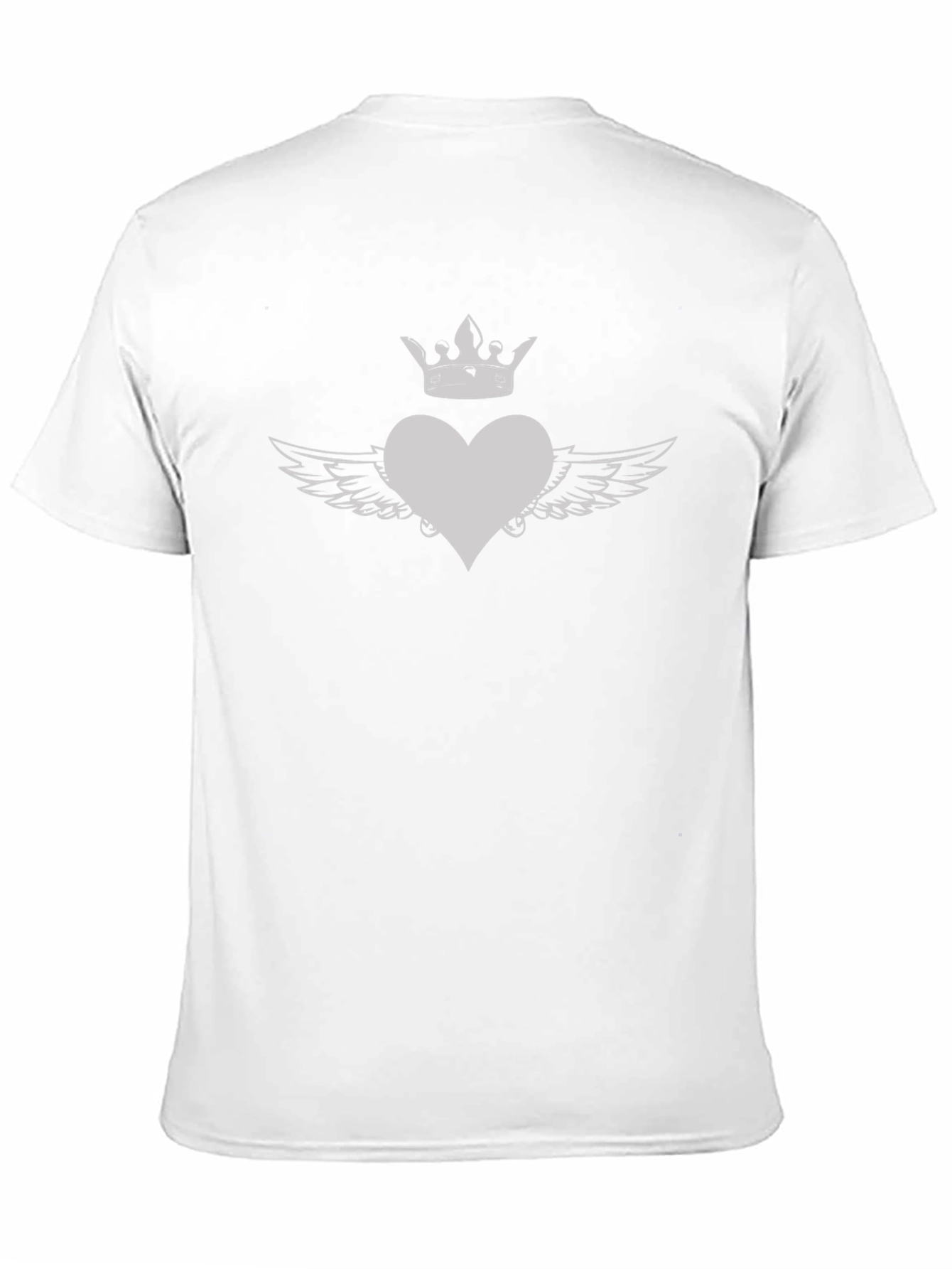 Heart with Crown and Wings Graphic Tee