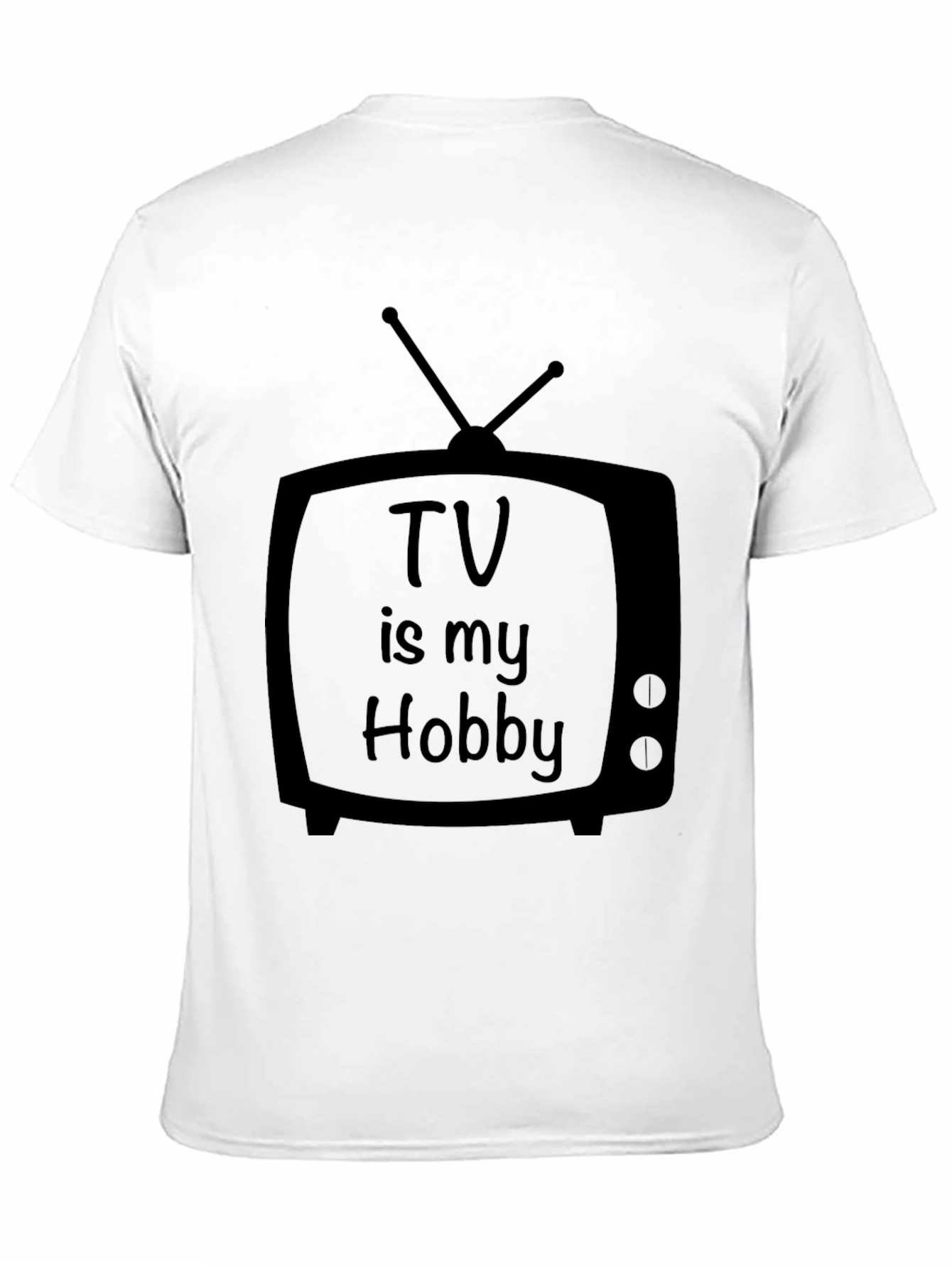 TV is my Hobby Graphic Tee - Black