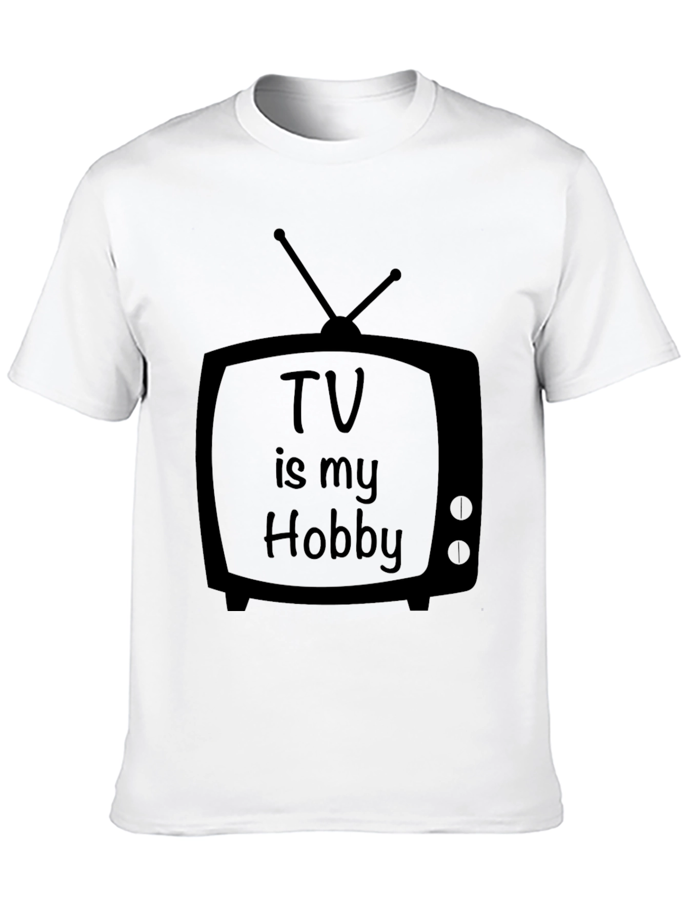 TV is my Hobby Graphic Tee - Black