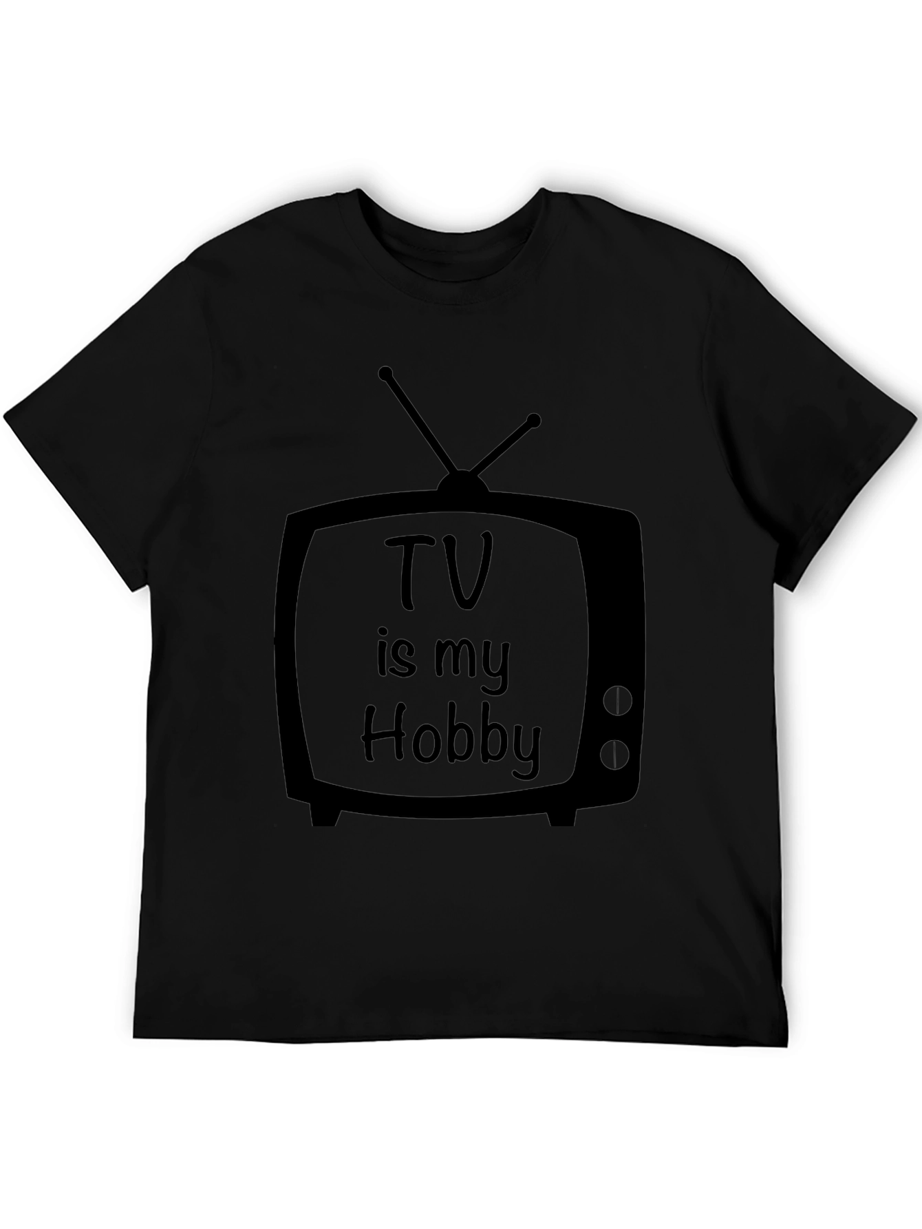 TV is my Hobby Graphic Tee - Black