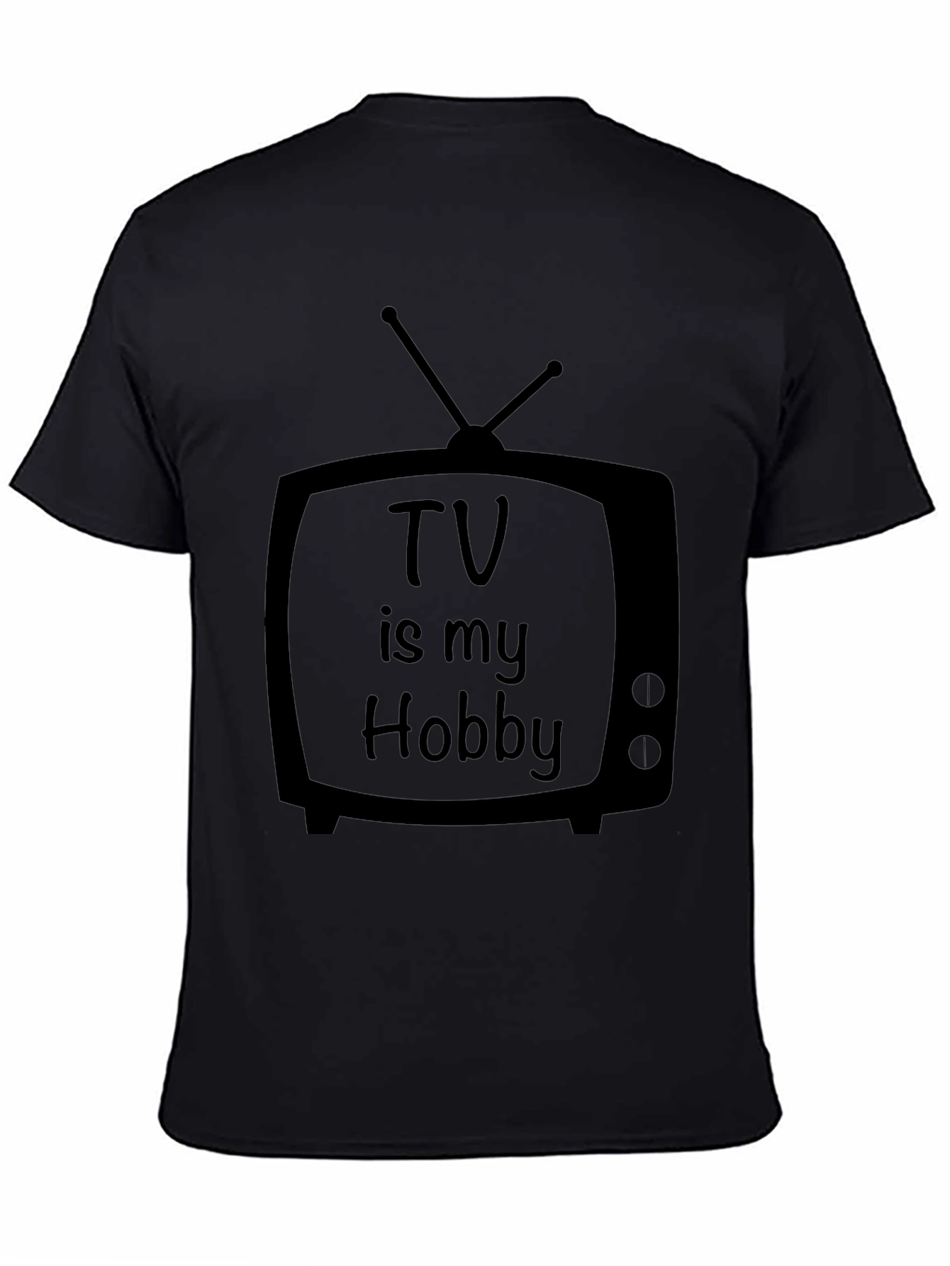 TV is my Hobby Graphic Tee - Black