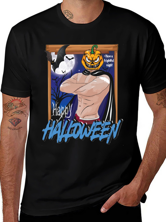 Happy Halloween Pumpkin Man T-Shirt