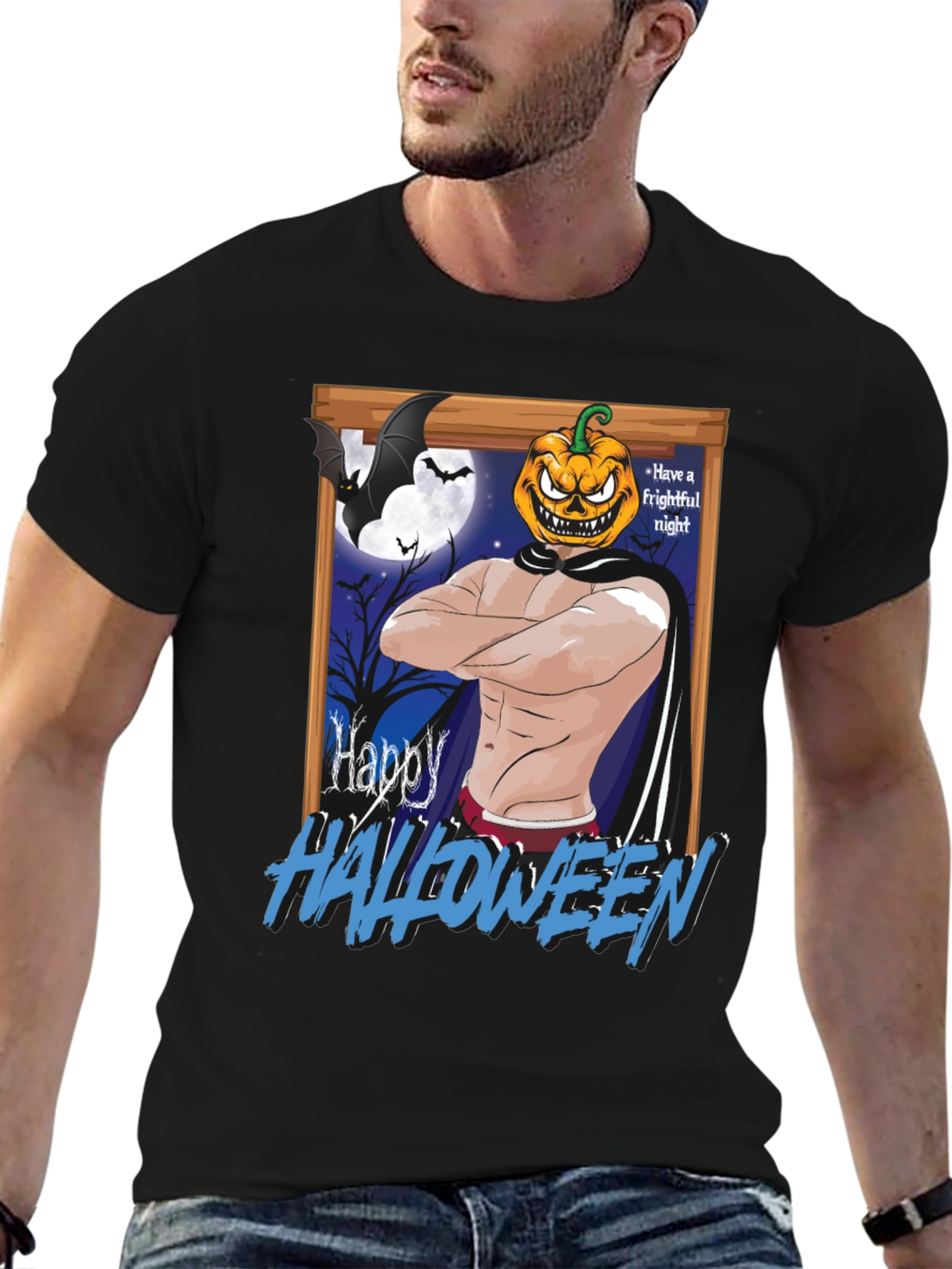 Happy Halloween Pumpkin Man T-Shirt