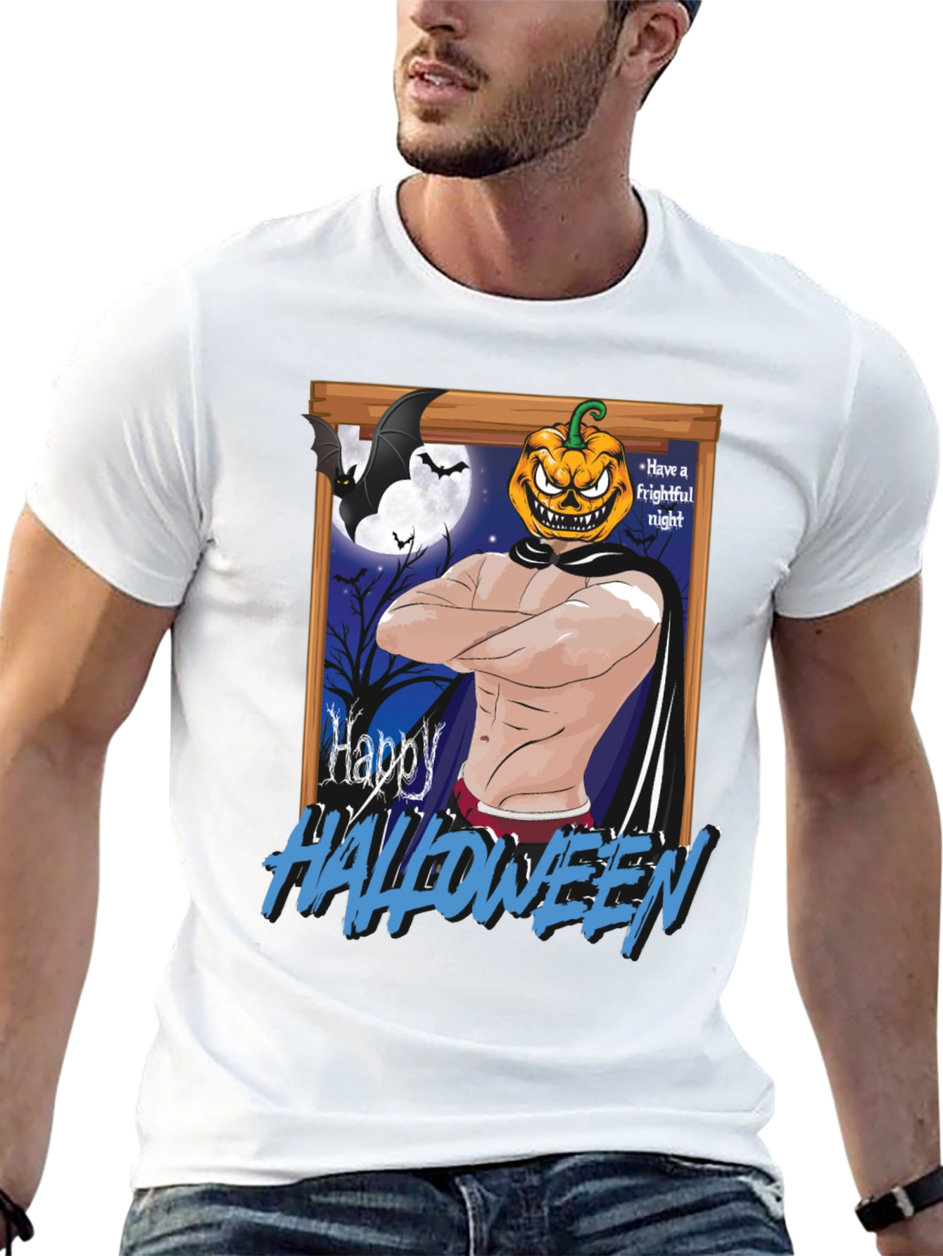 Happy Halloween Pumpkin Man T-Shirt