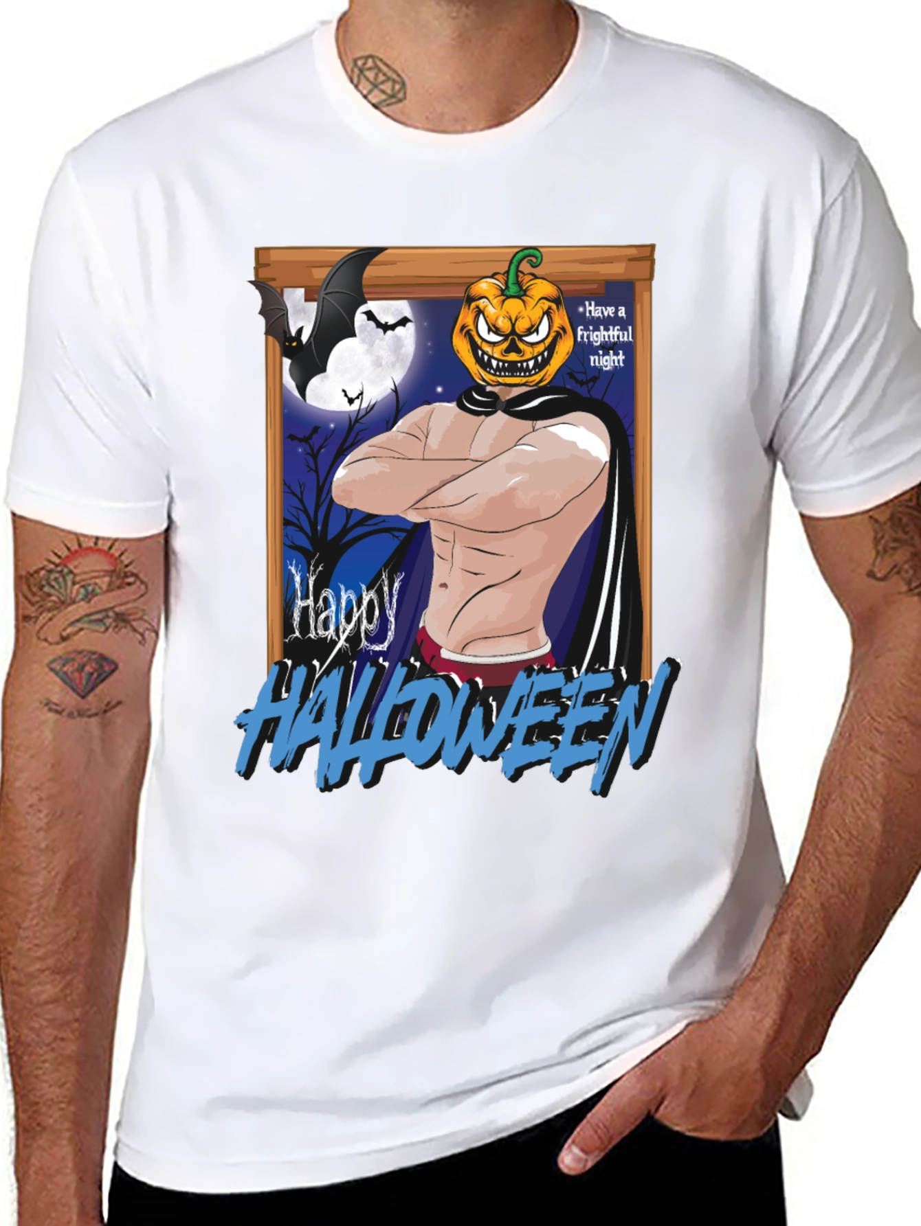 Happy Halloween Pumpkin Man T-Shirt