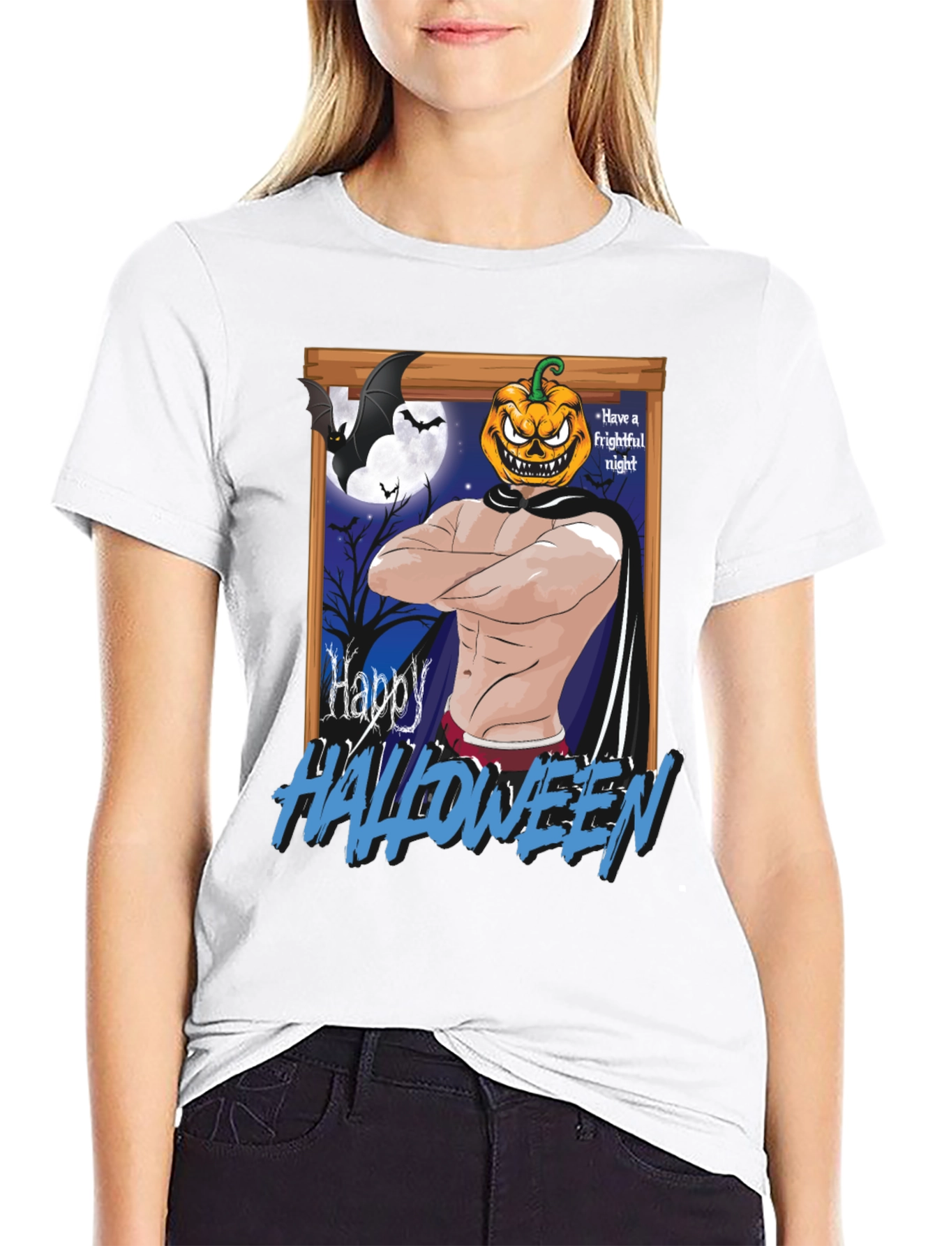 Happy Halloween Pumpkin Man T-Shirt
