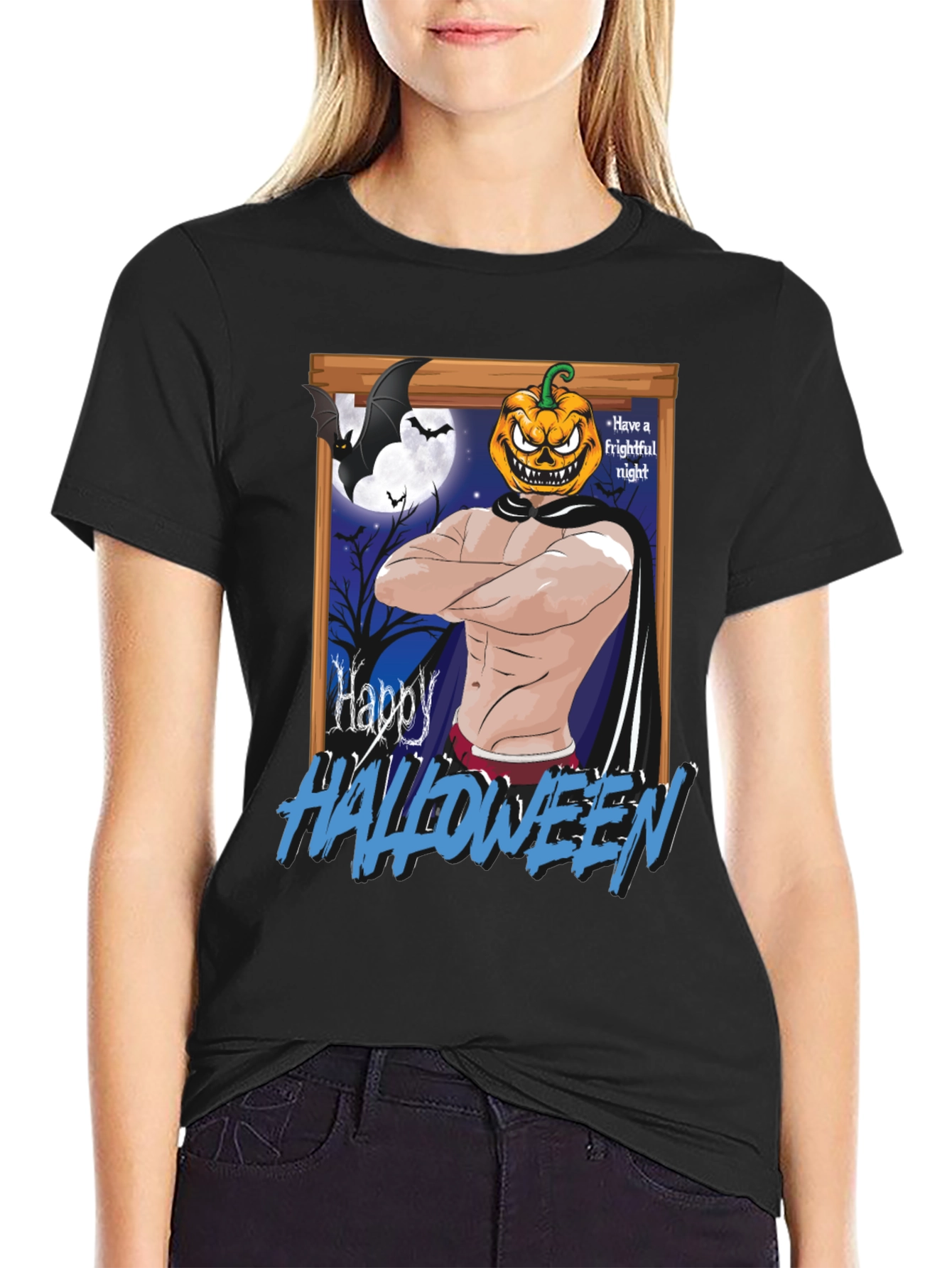 Happy Halloween Pumpkin Man T-Shirt