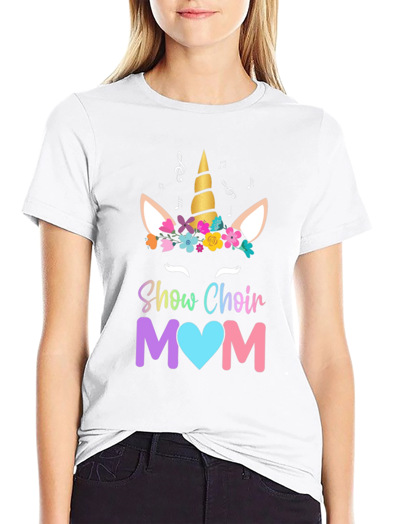 Show Choir Mom Unicorn Graphic Tee