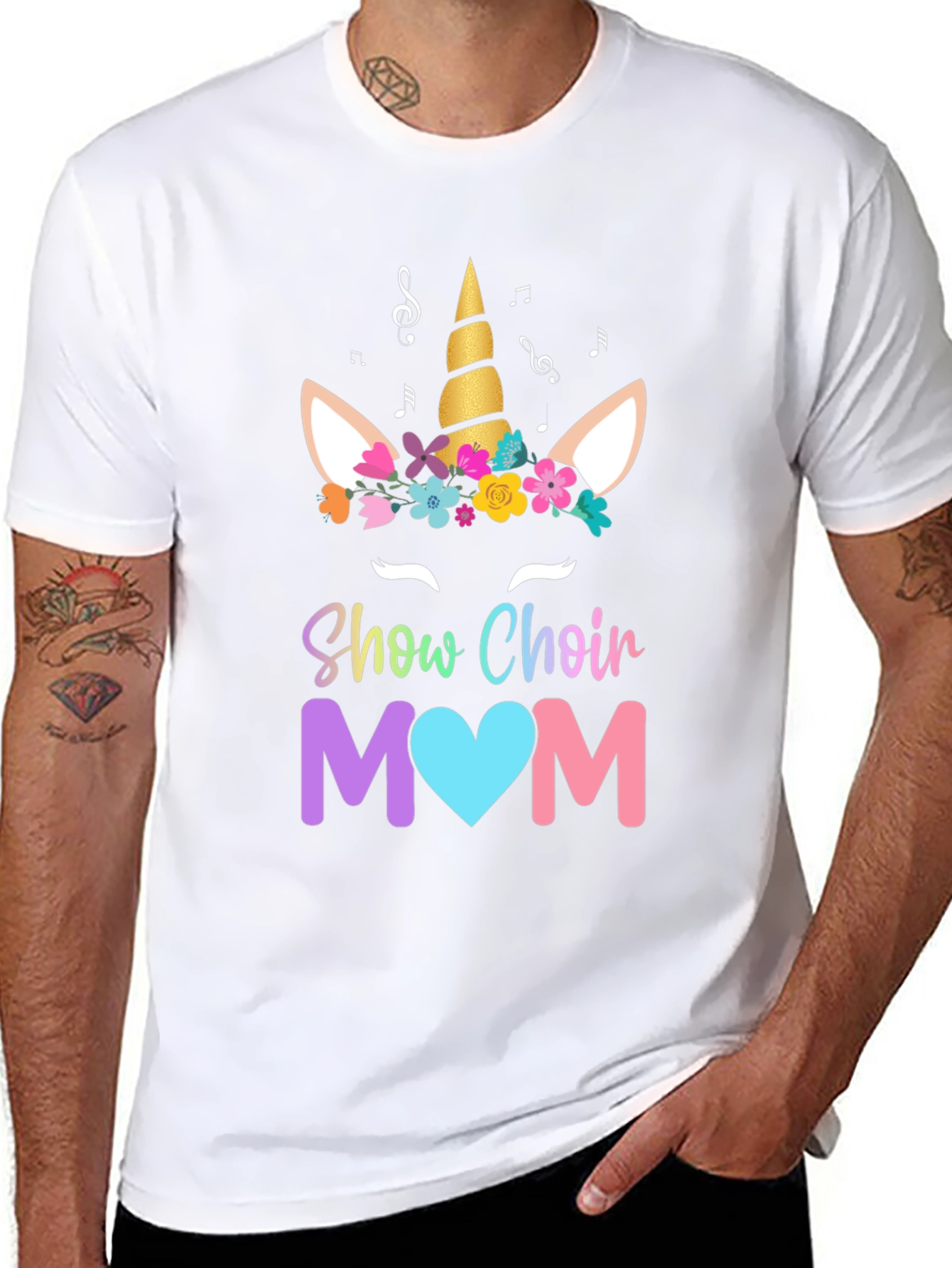 Show Choir Mom Unicorn Graphic Tee