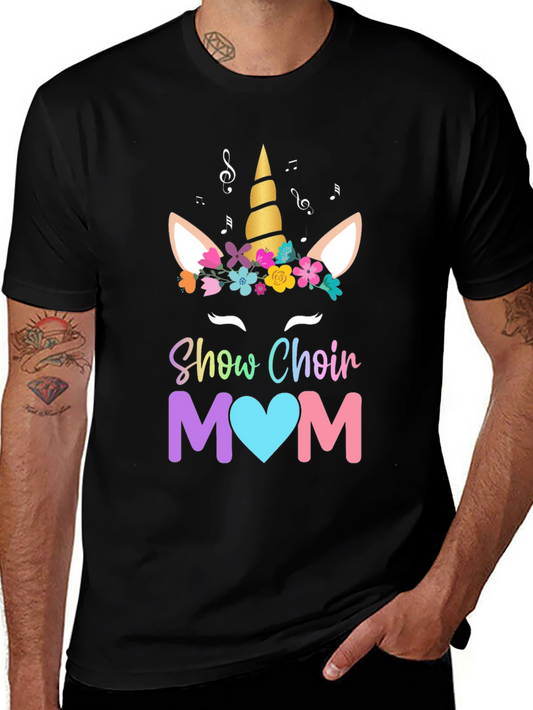 Show Choir Mom Unicorn Graphic Tee