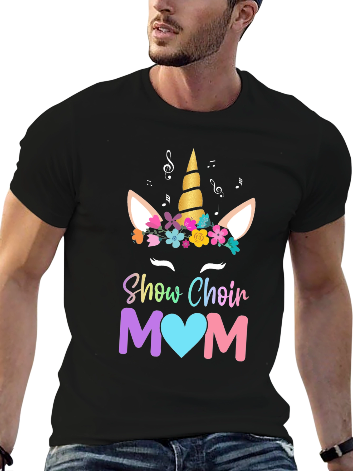 Show Choir Mom Unicorn Graphic Tee