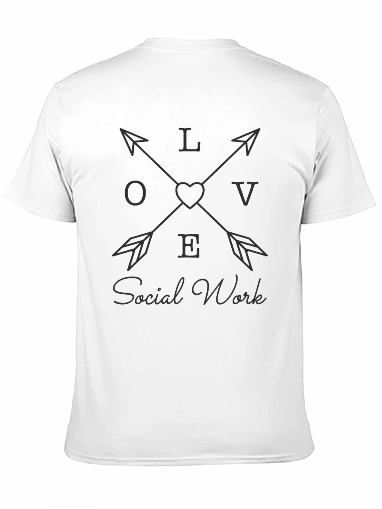 Love Social Work Arrow T-Shirt - Unisex Tee
