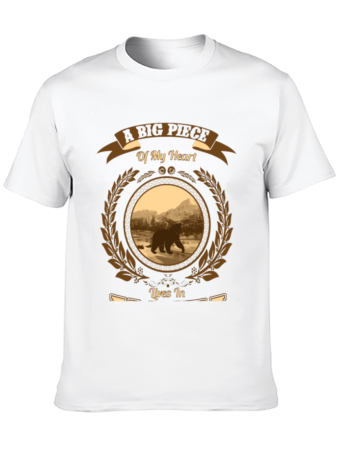 A Big Piece of My Heart Bear Graphic Tee