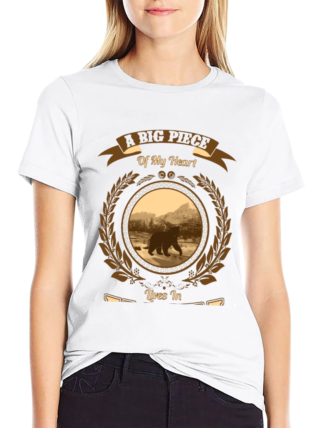 A Big Piece of My Heart Bear Graphic Tee