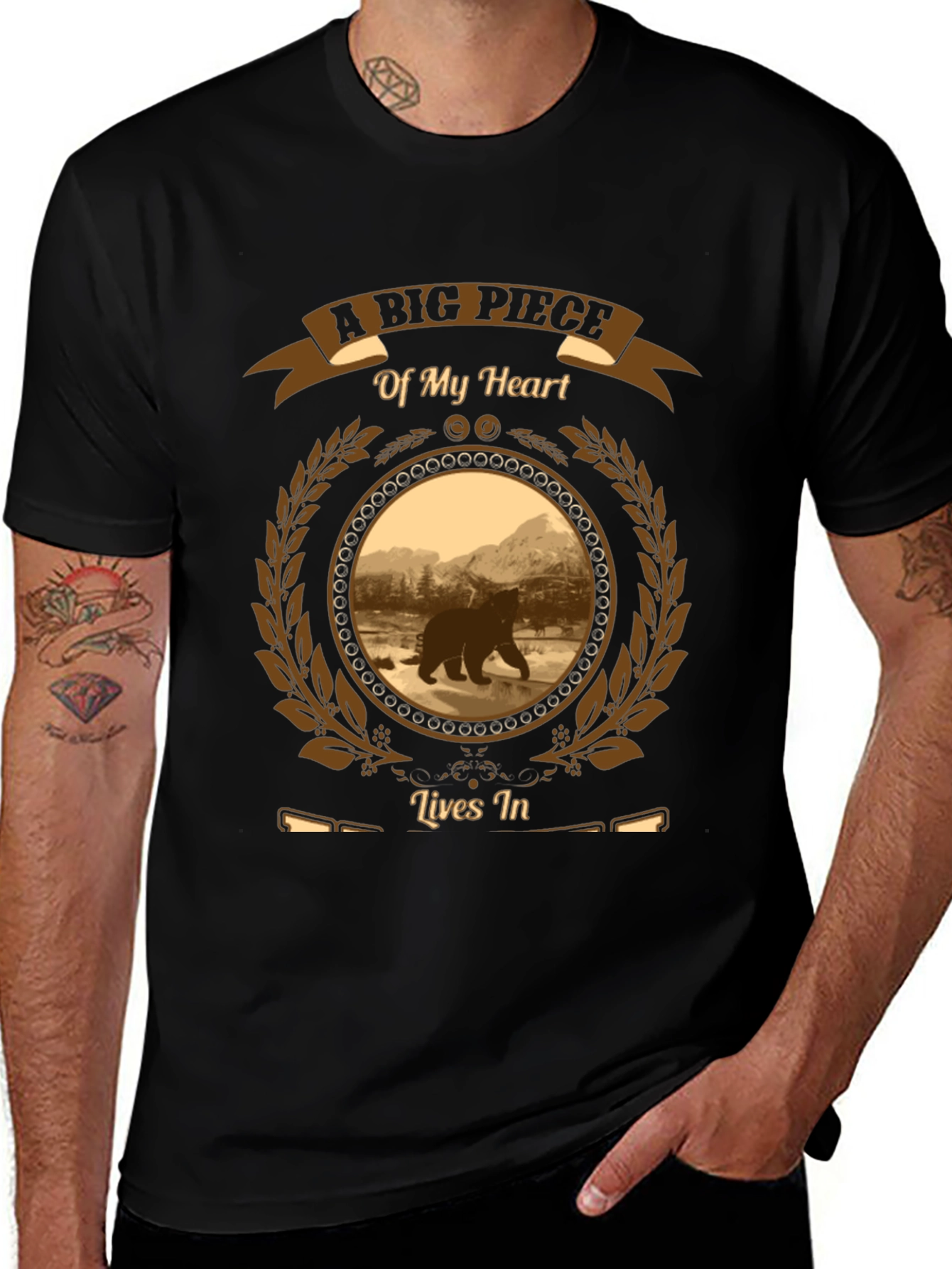 A Big Piece of My Heart Bear Graphic Tee