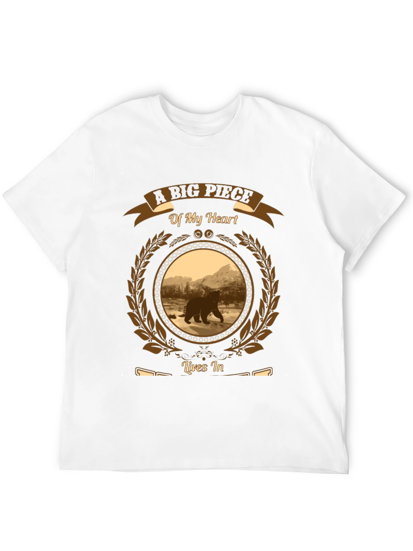 A Big Piece of My Heart Bear Graphic Tee
