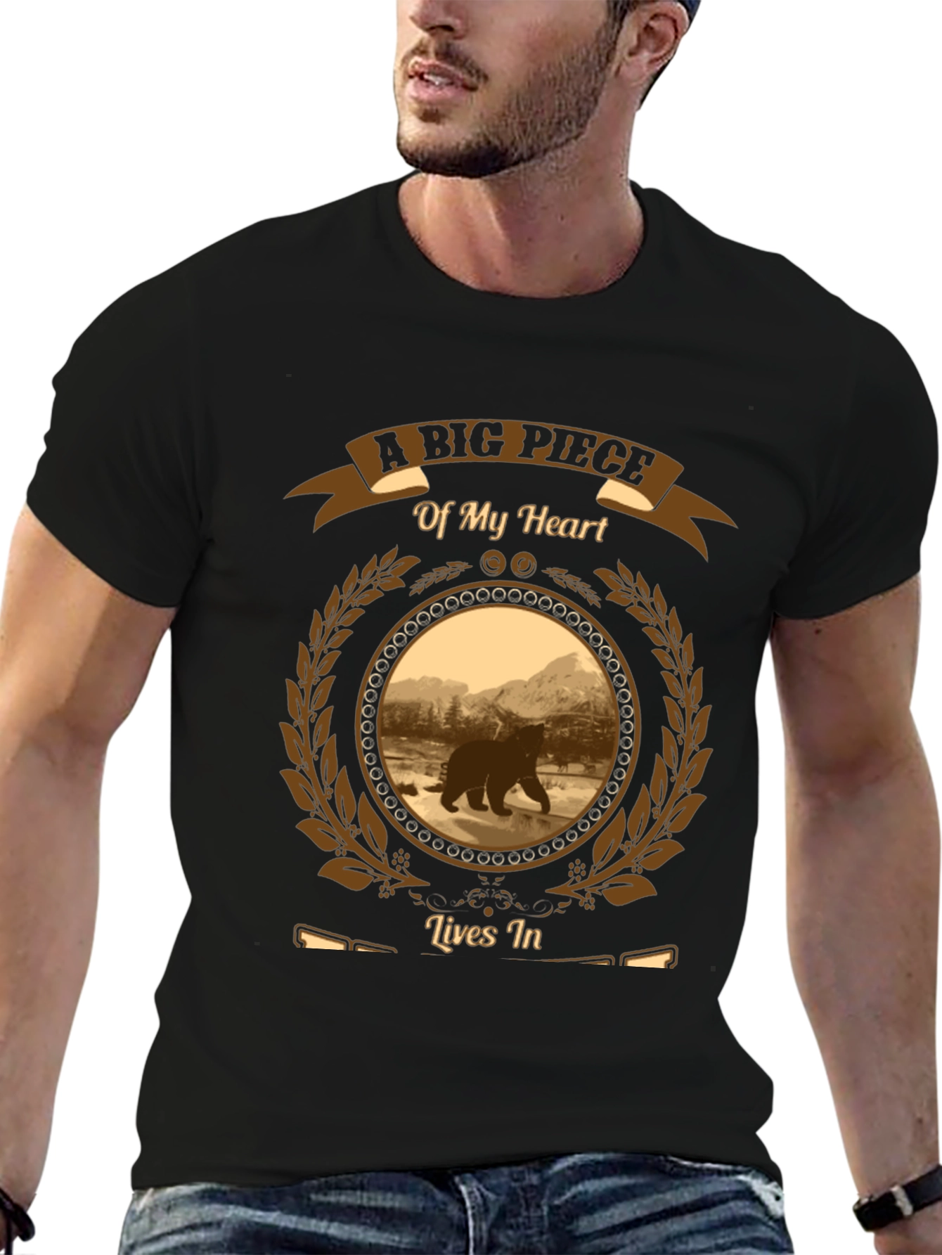 A Big Piece of My Heart Bear Graphic Tee