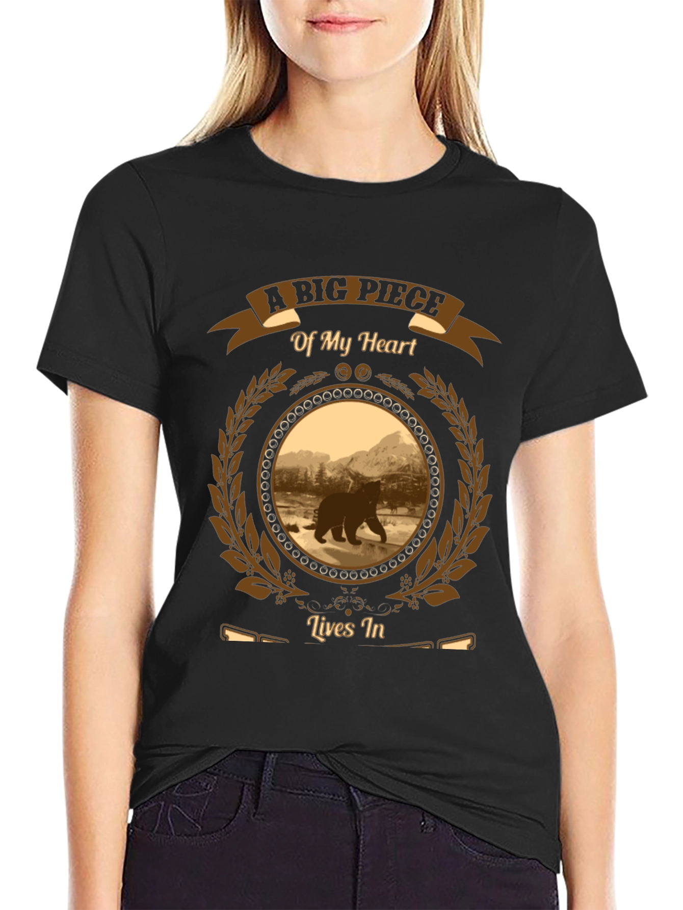 A Big Piece of My Heart Bear Graphic Tee