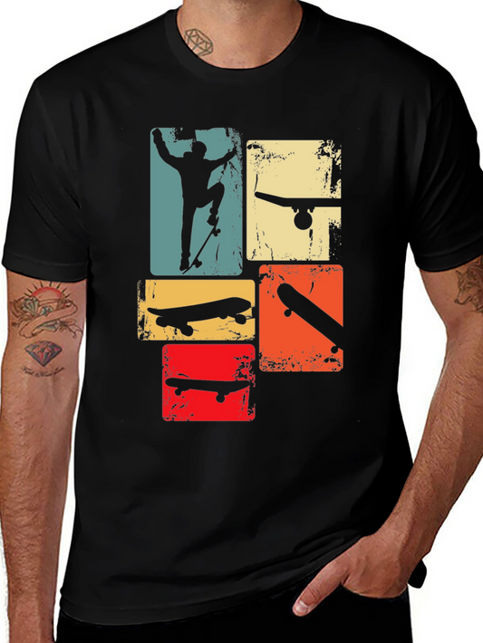 Retro Skateboard Graphic Tee