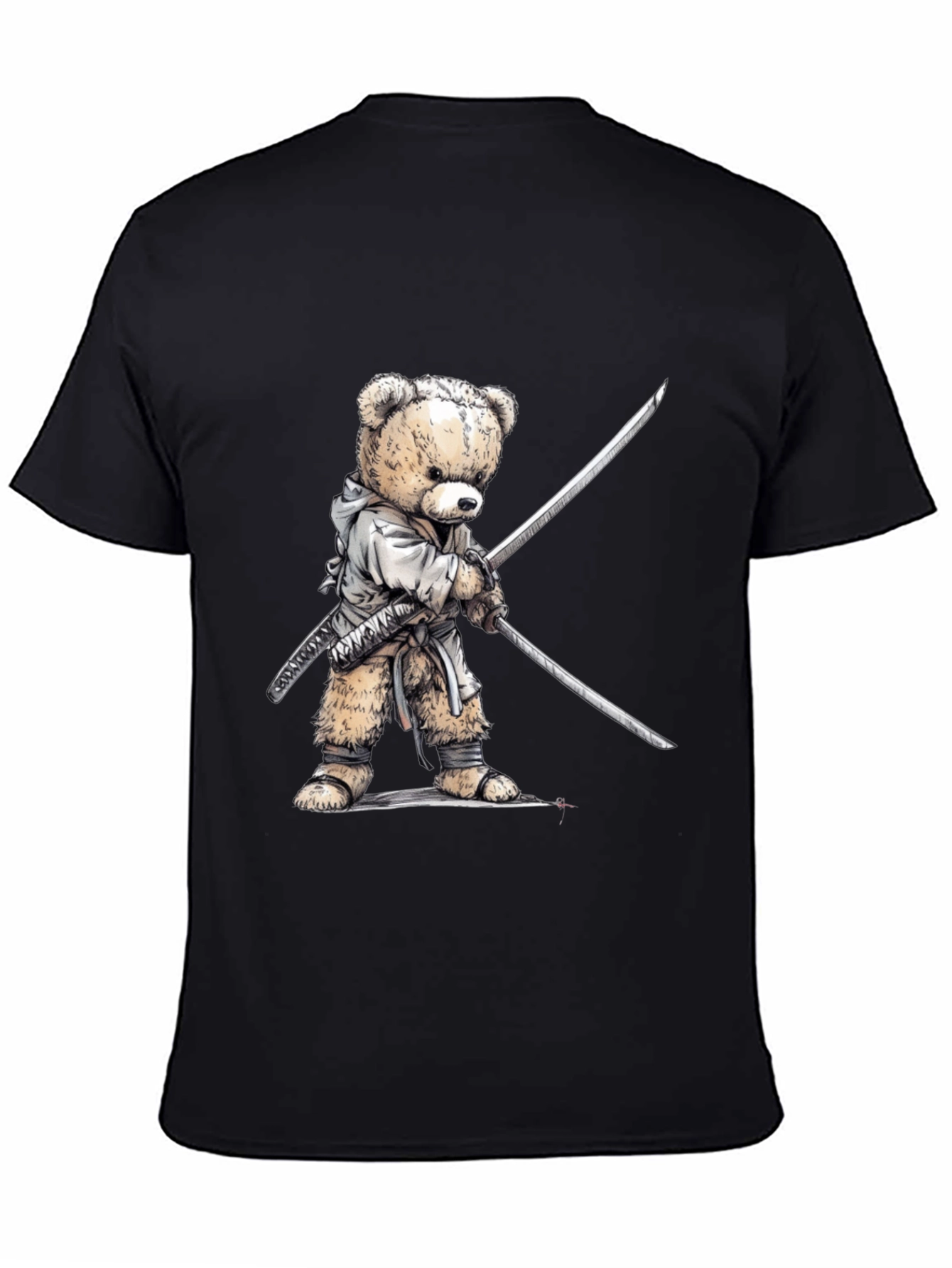 Samurai Bear T-Shirt - Soft Cotton Tee
