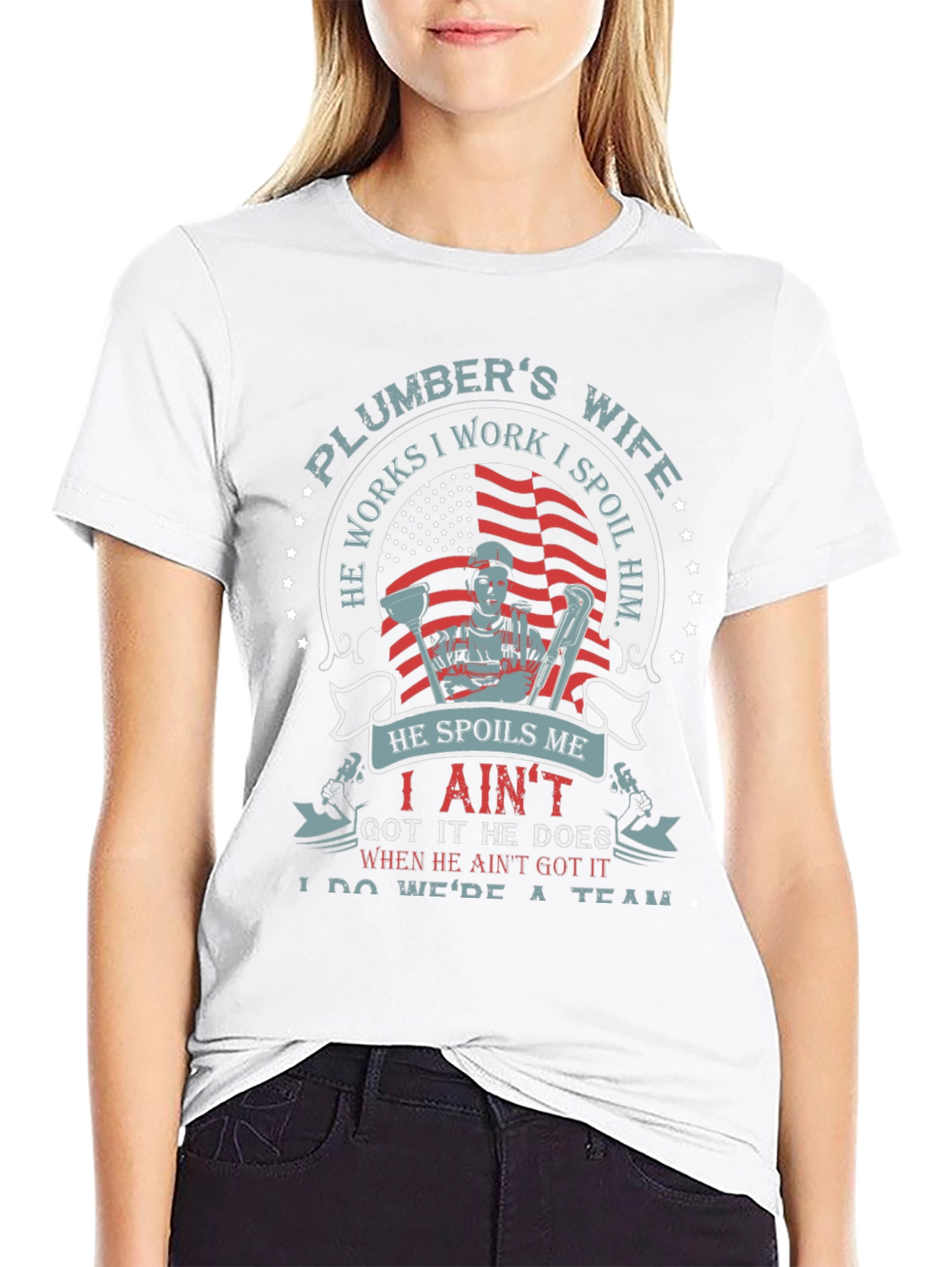 Plumbers Wife Graphic T-Shirt