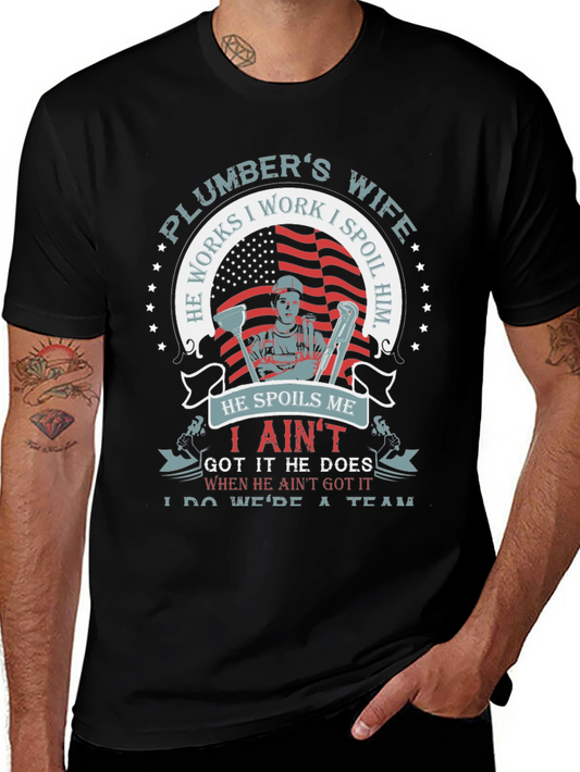 Plumbers Wife Graphic T-Shirt