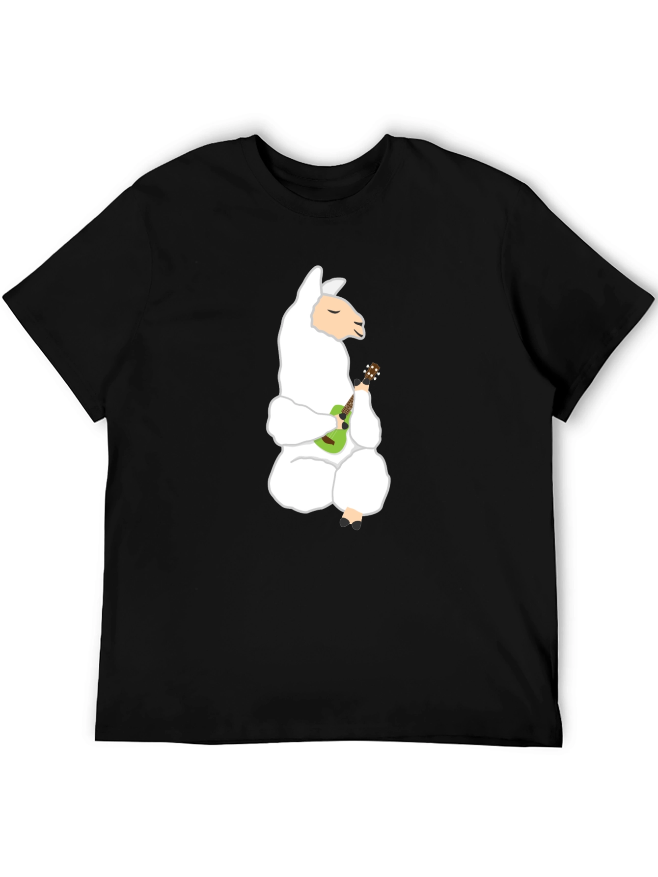Llama Ukulele T-Shirt - Cute & Quirky Tee