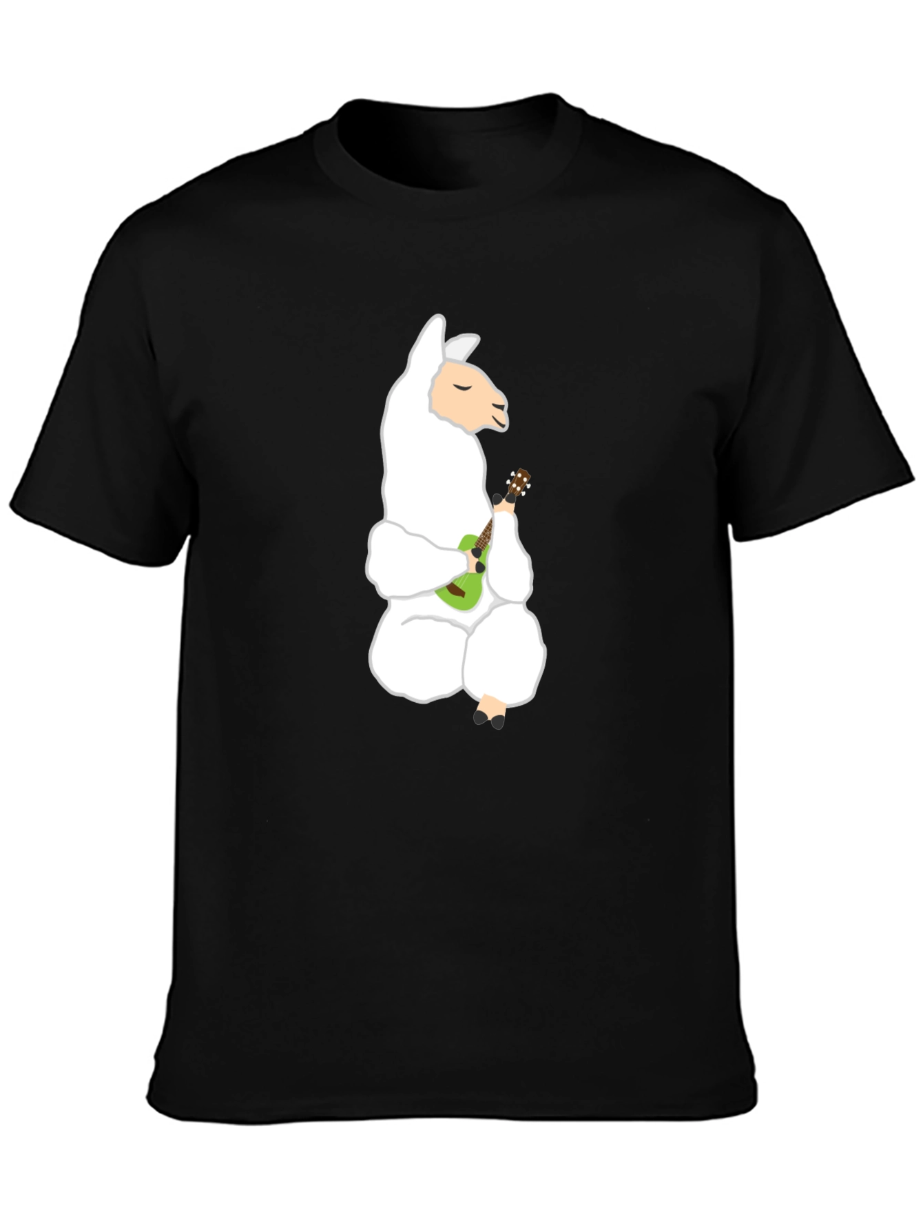 Llama Ukulele T-Shirt - Cute & Quirky Tee