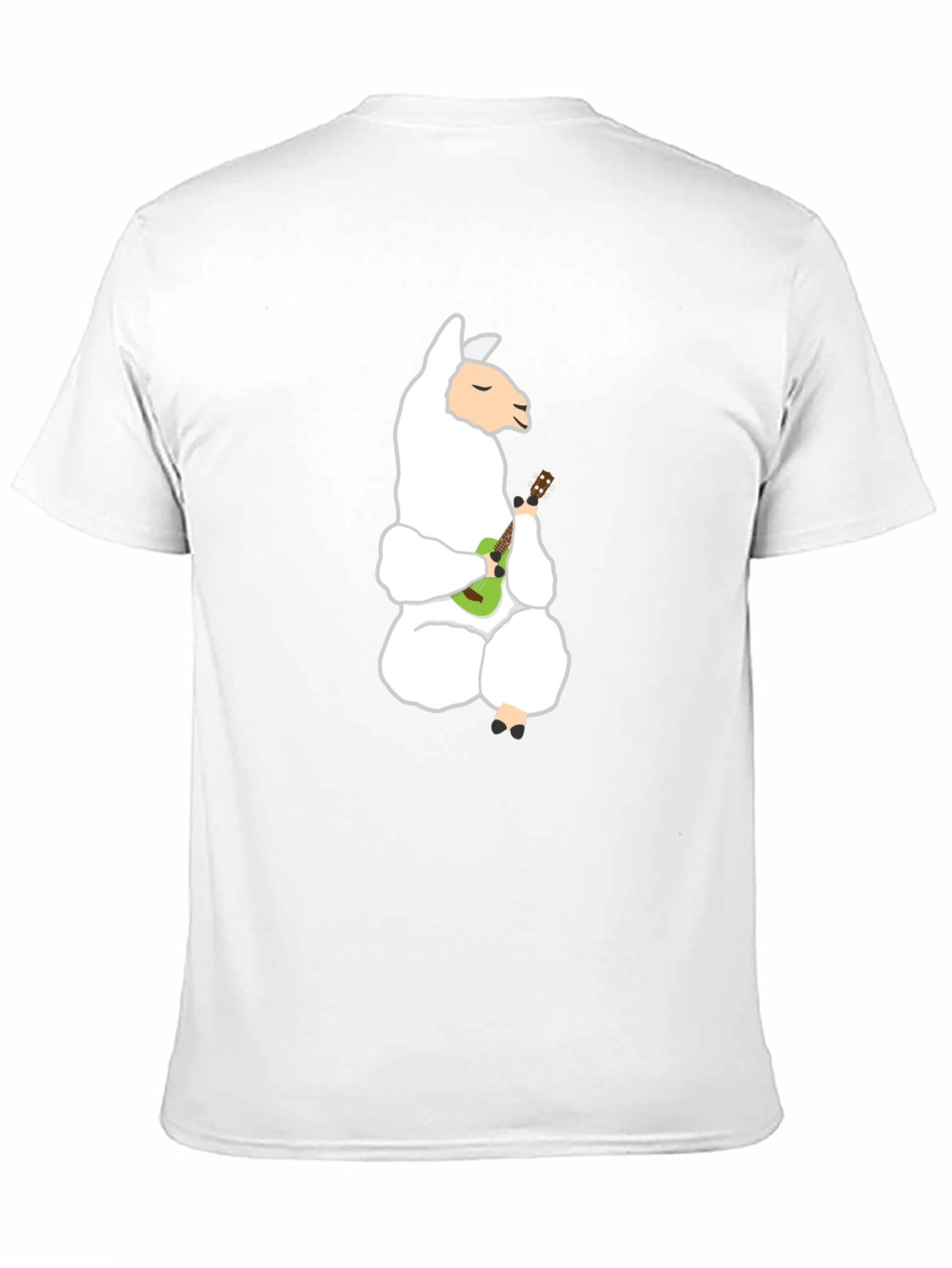 Llama Ukulele T-Shirt - Cute & Quirky Tee